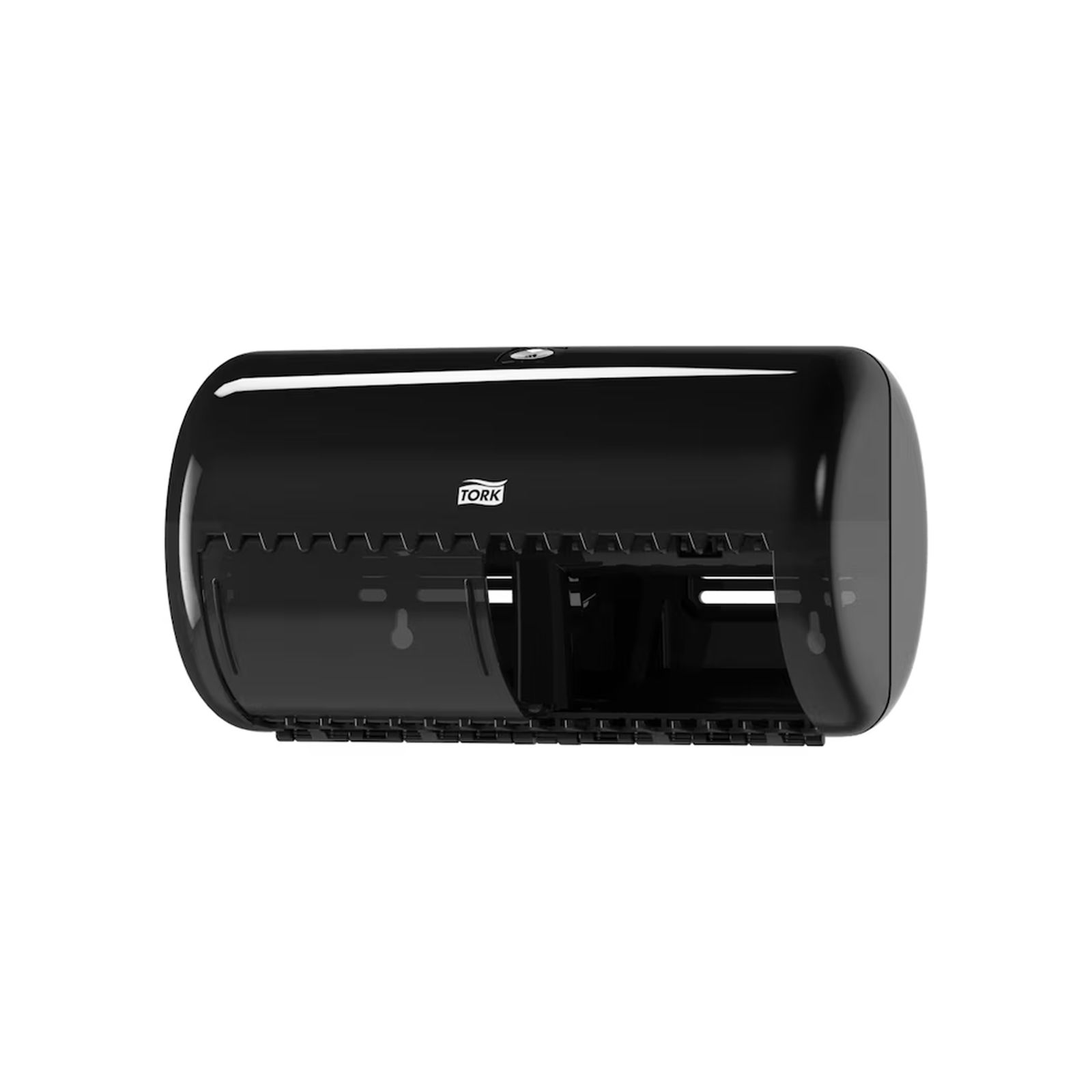 Tork 557008 Toilettenpapierspender für Kleinrollen schwarz Seite