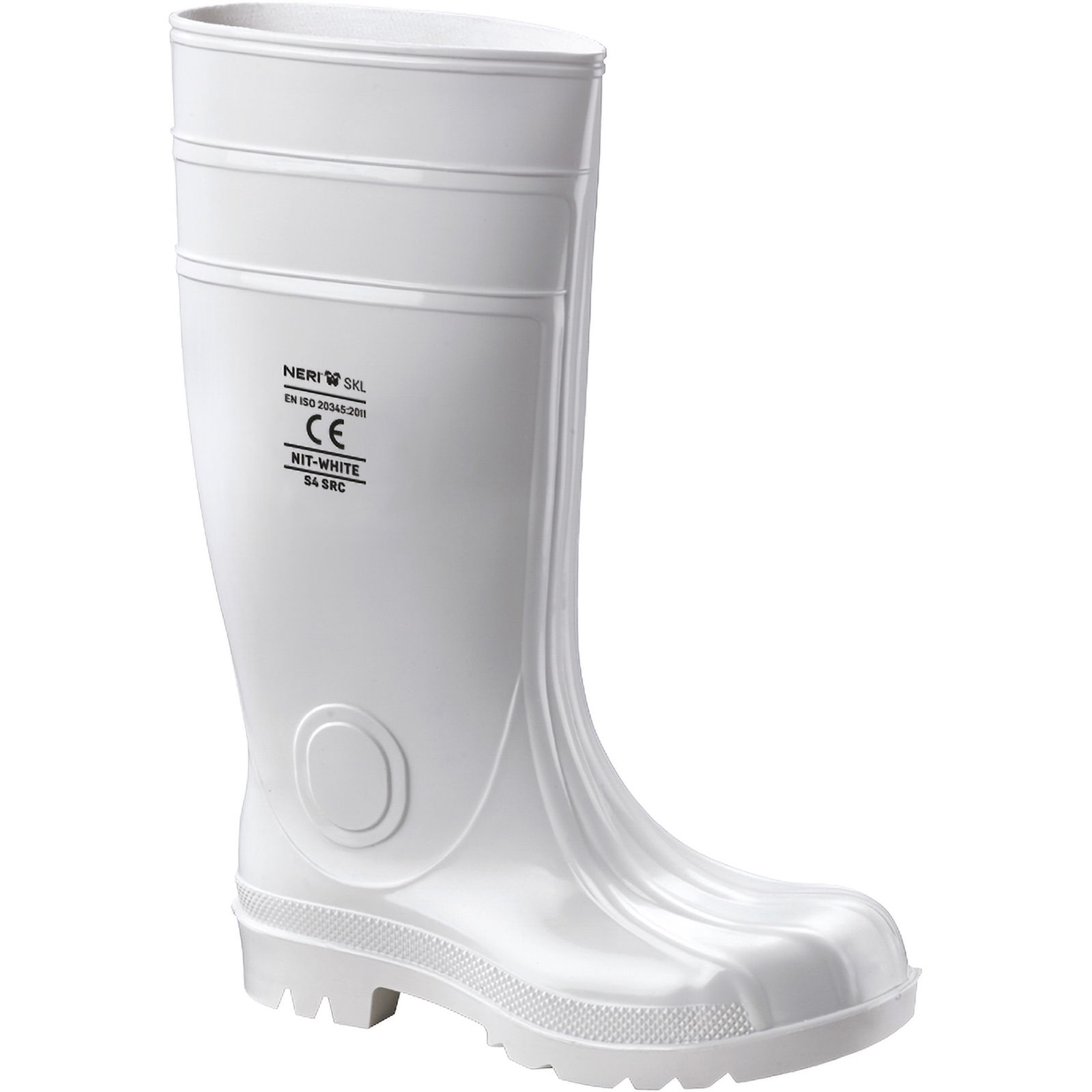 Bottes de sécurité S4 | NERI NIT-WHITE | PVC & caoutchouc nitrile