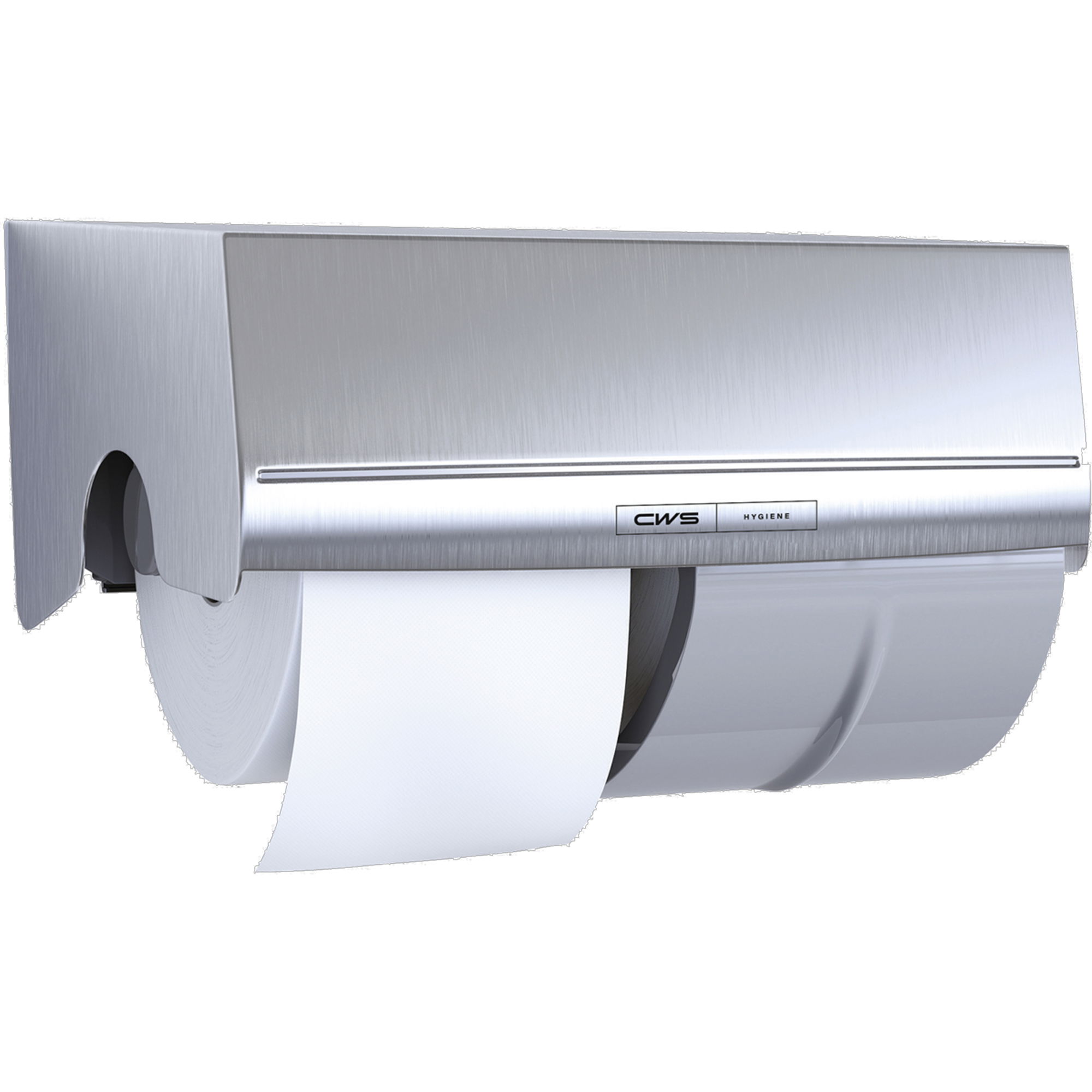 Toilettenpapierspender | Edelstahl | für zwei Rollen | CWS Paradise Stainless Steel
