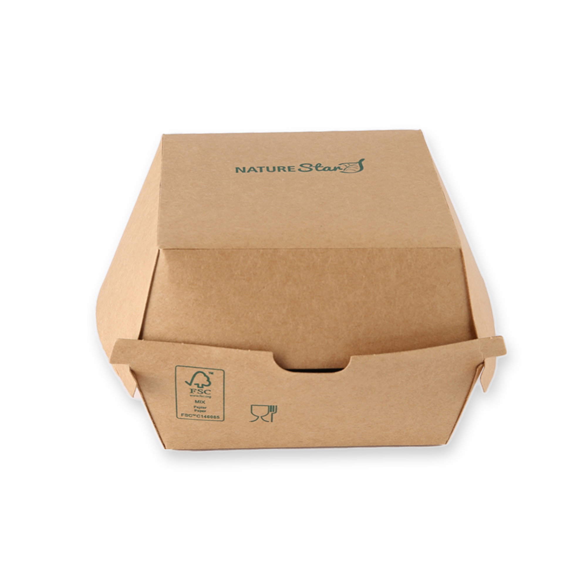 Kartonbox, Kartonschachtel, Eco-Verpackung, Lunchbox, Naturkarton