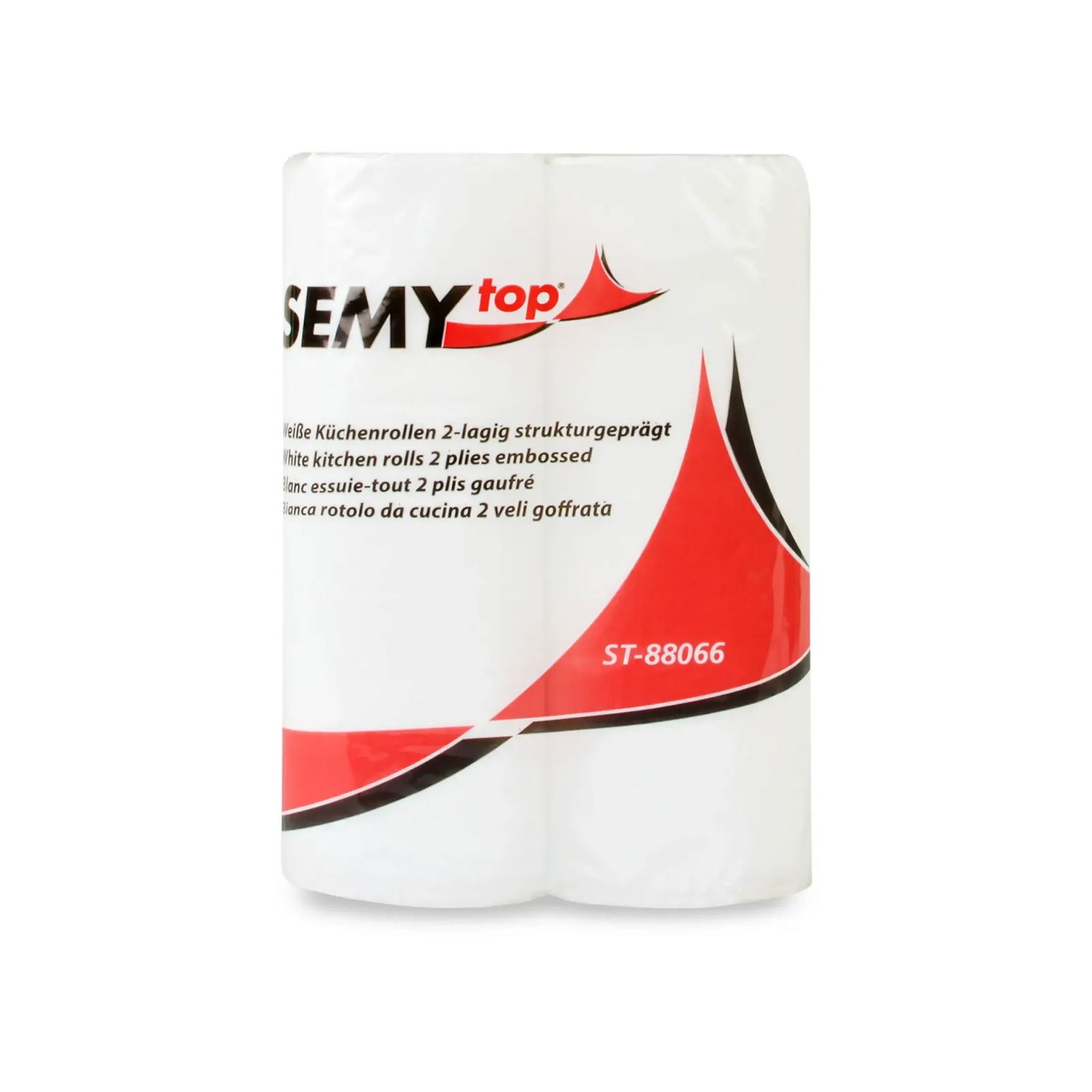 SemyTop ST-88066 Küchenrolle 2-lagig Zellstoff weiss 48 Rollen