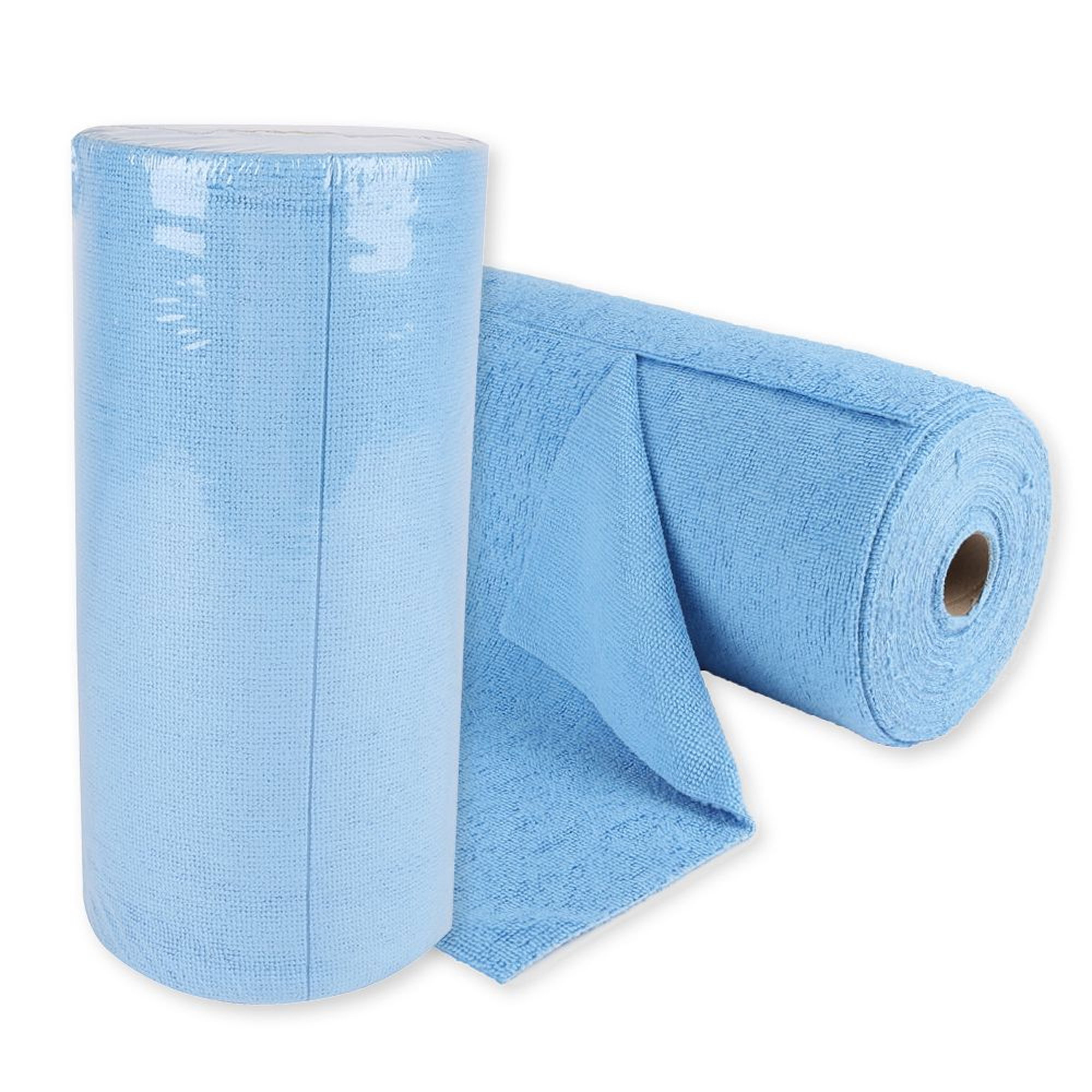 Reinigungstuch, Mikrofasertuch, Blaue Farbe, Rolltuch, Haushaltsrolle