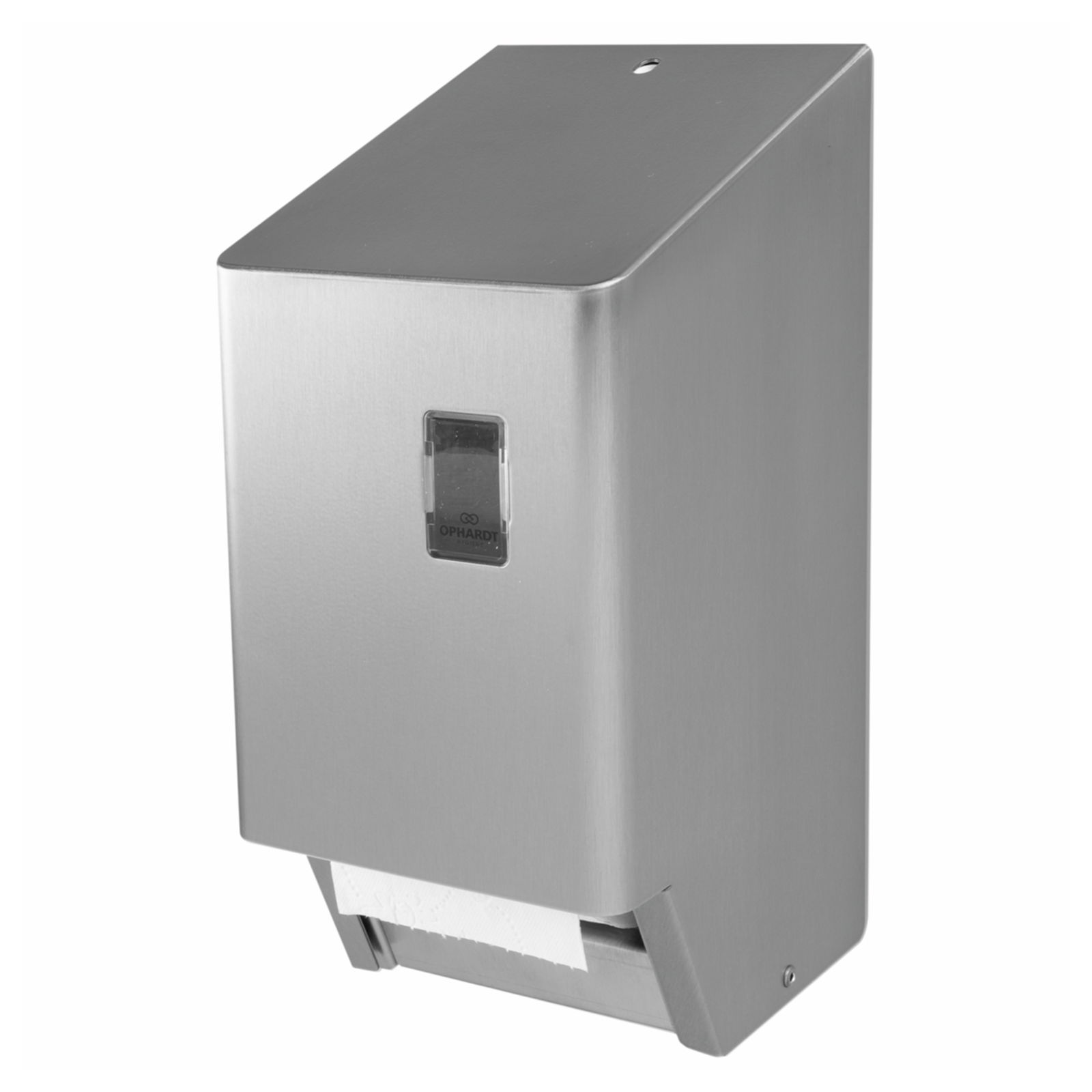 Ophardt 1423396 Toilettenpapierspender 2 Rollen Edelstahl TRU 2-2 E ST