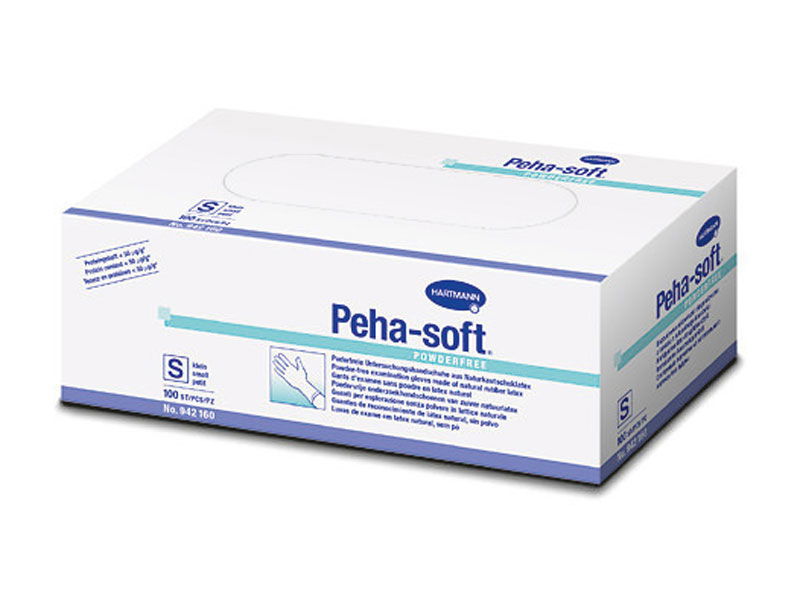 Peha-soft pf, Latexhandschuhe weiss