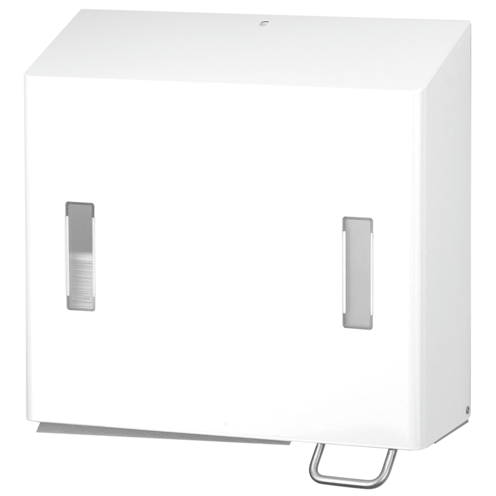 Wandgerät, Weiß, Schlanke Form, Griffe, Metallgriff