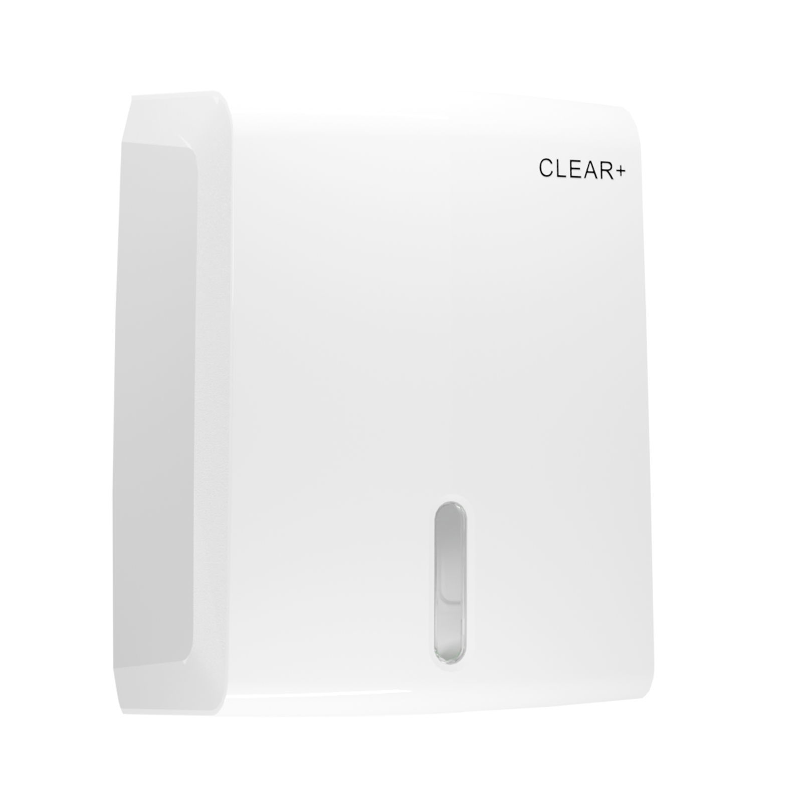 Clear+-1701513-Falthandtuchspender weiß
