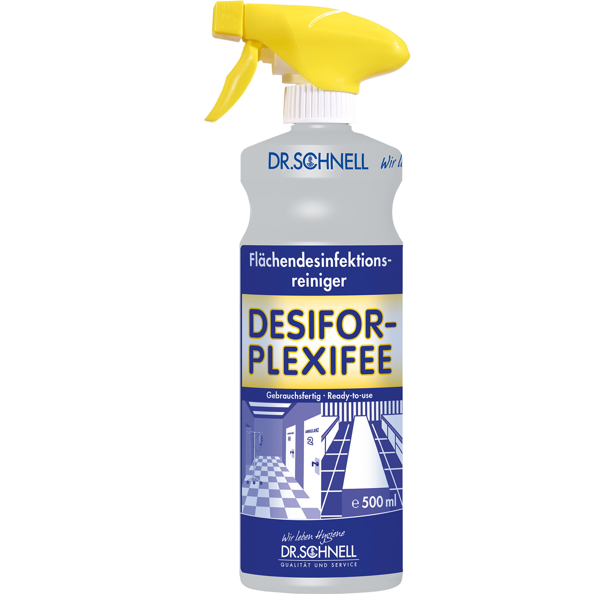 Reinigungsmittel, Flächendesinfektionsreiniger, Desinfektionsreiniger, 500 ml, Sprühflasche