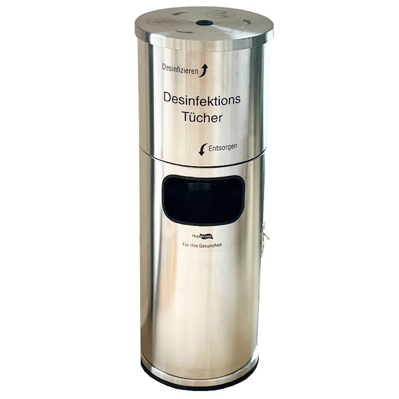 Wet Wipe Desinfektionsstation für Desinfektionstücher Edelstahl