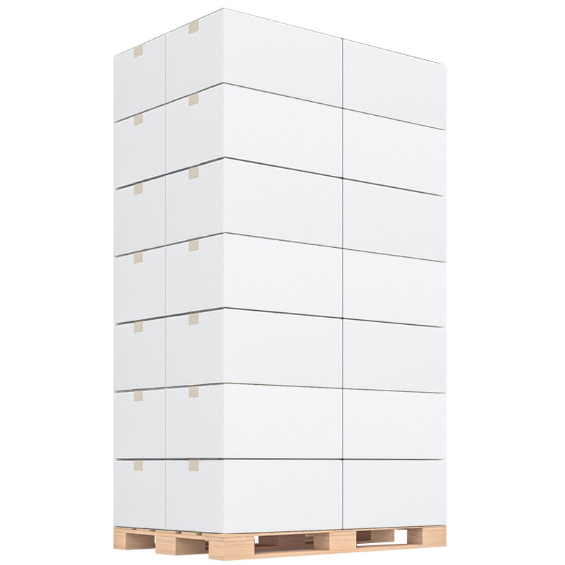 Papierhandtücher W-Falz Zellstoff 2-lagig Palette