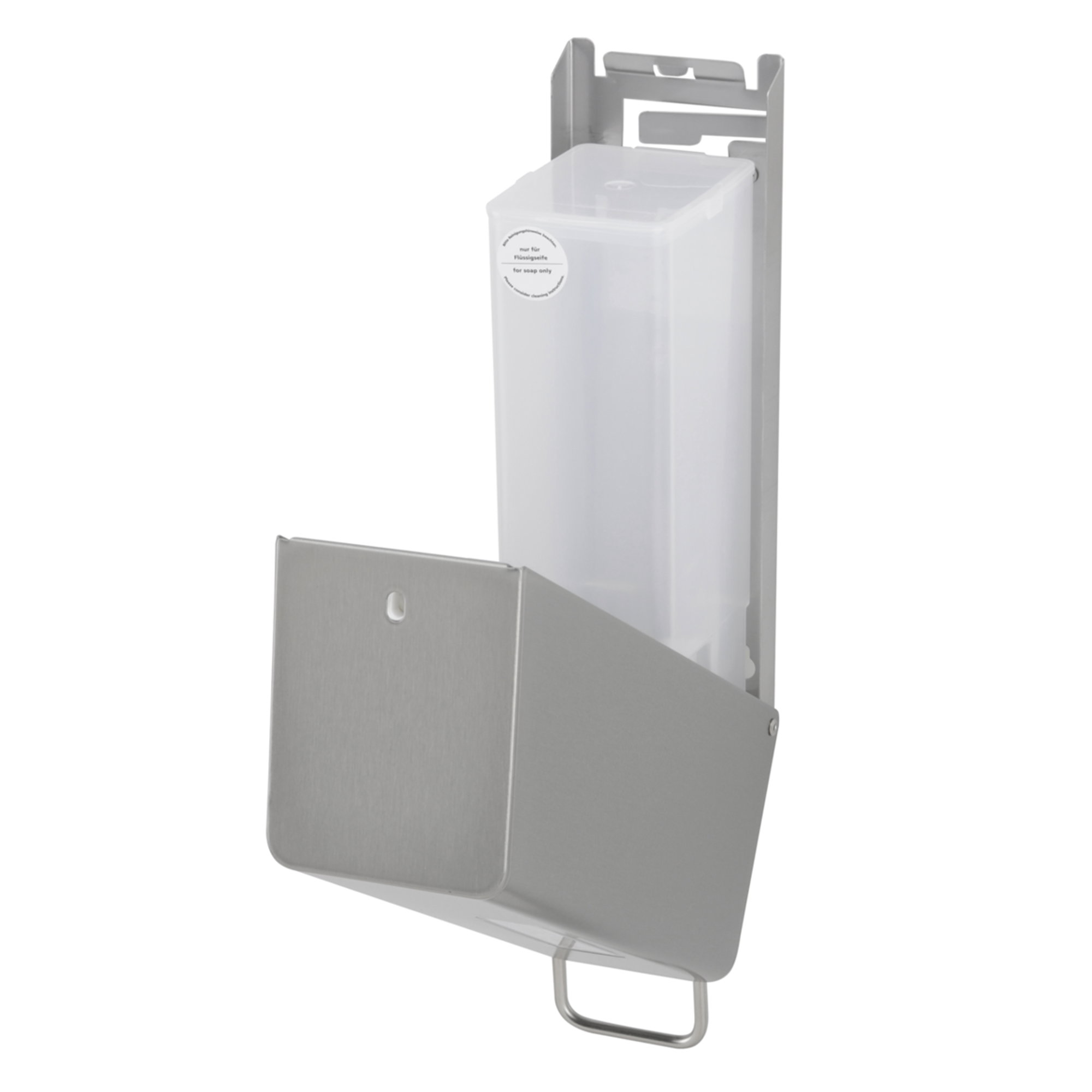 Handtuchhalter, Küchenzubehör, Silikonbehälter, Stahl, wandmontiert