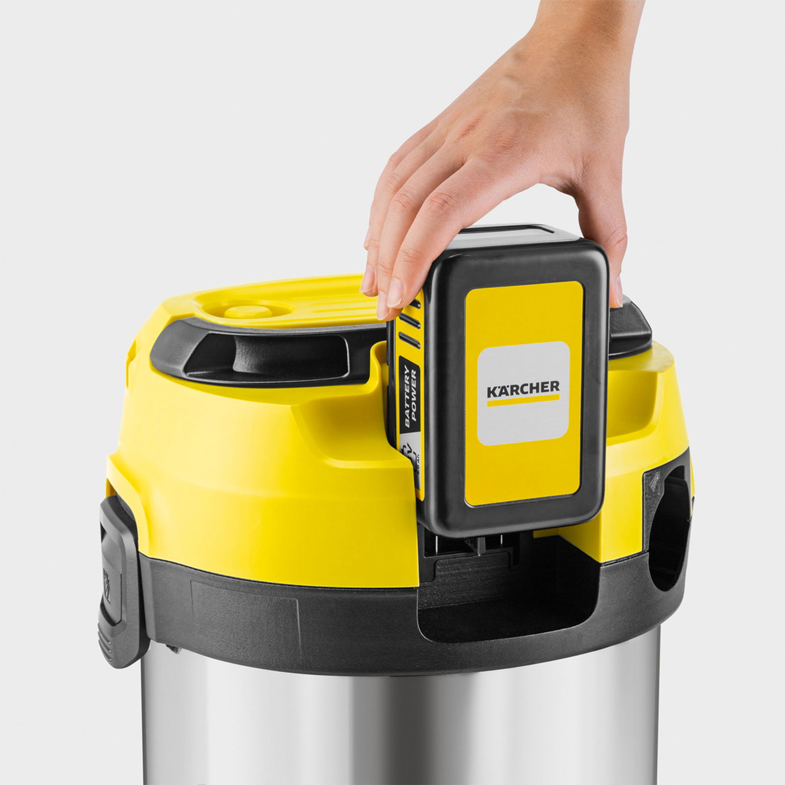 Aspiratore solidi e liquidi senza fili Kärcher WD 3-18 S