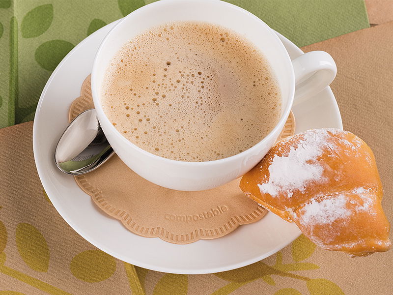 Mank Tissue Tassendeckchen gewellt