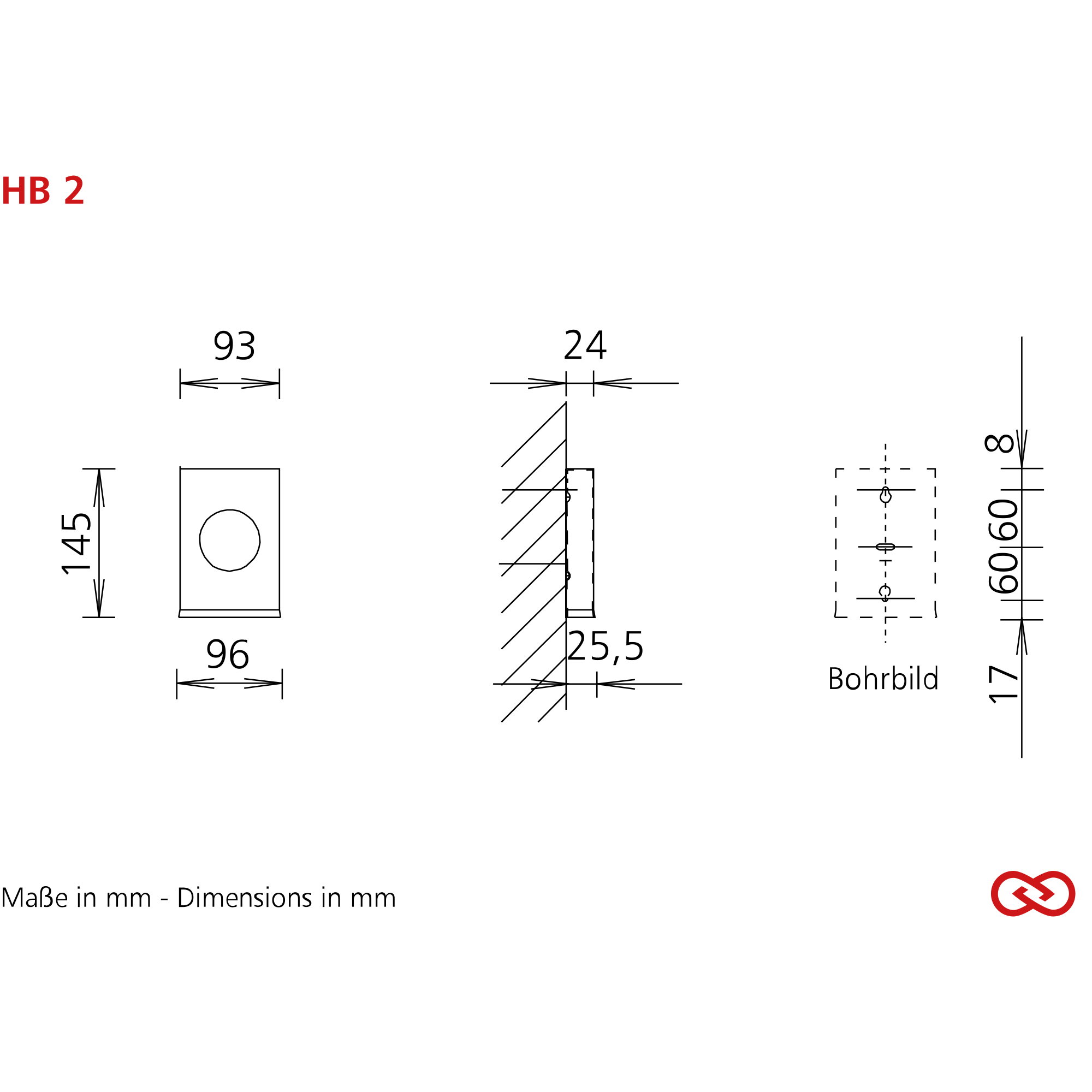 Hygienebeutelspender | Edelstahl | SanTRAL Classic HB 2 P IW