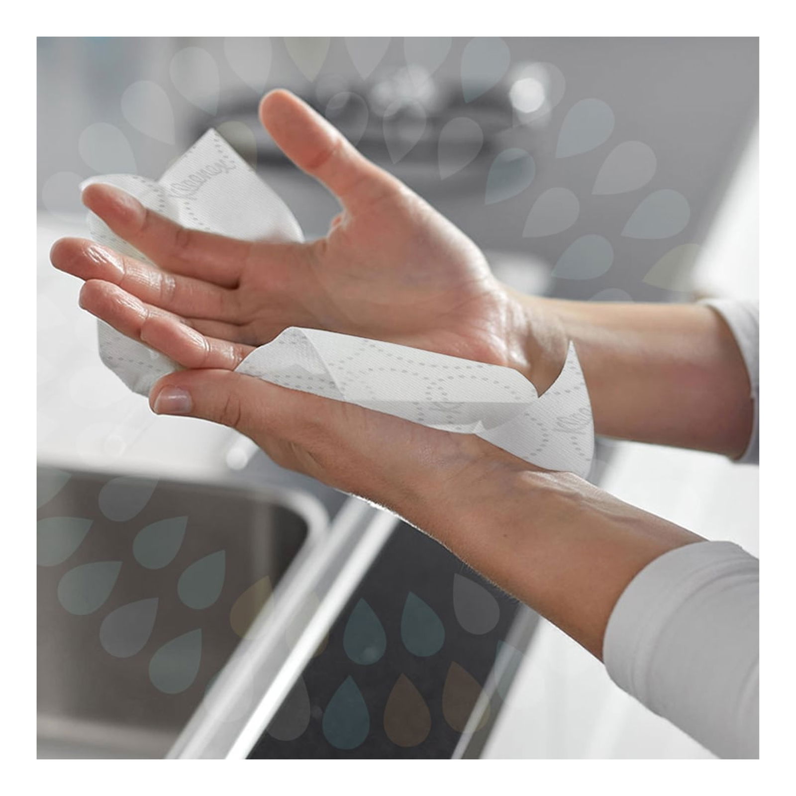 Rouleaux d’essuie-mains Kleenex Ultra 6782 2 plis blancs en cellulose 200 m