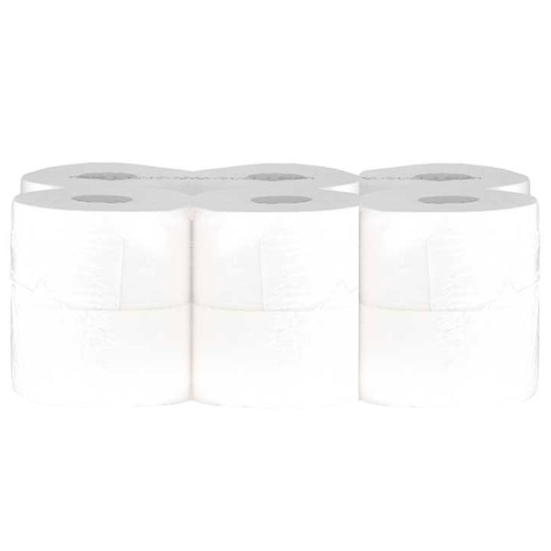 Toilettenpapier Mittelrollen Zellstoff 2-lagig