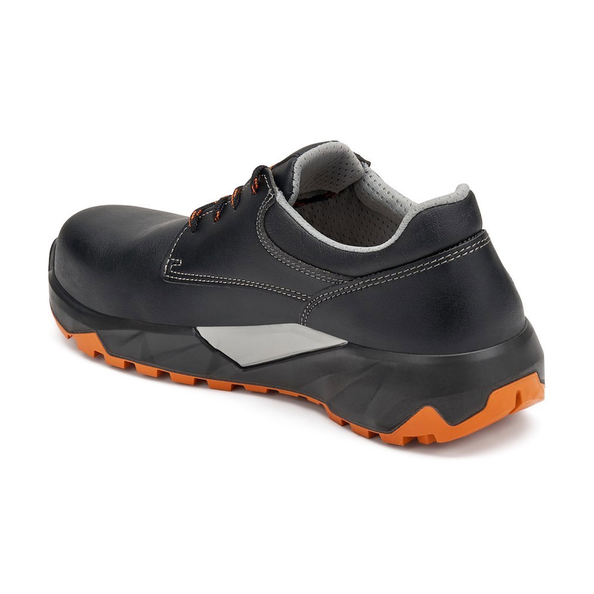 Haltbare Schuhe, Sicherheitsstiefel, Schuh mit Schnürung, Gummisohle, Schwarz