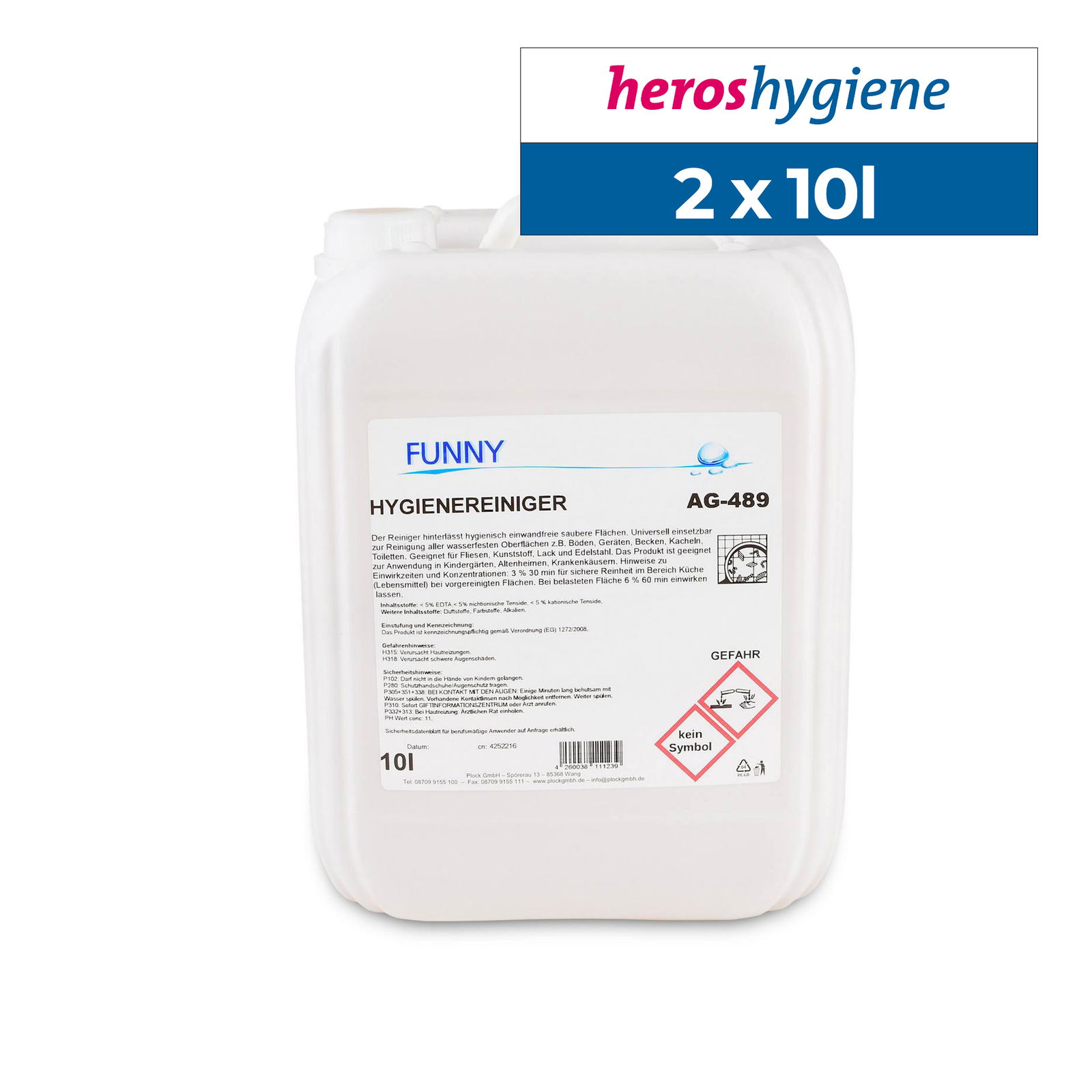 Funny AG-489 Hygiene Universalreiniger 10 Liter Kanister