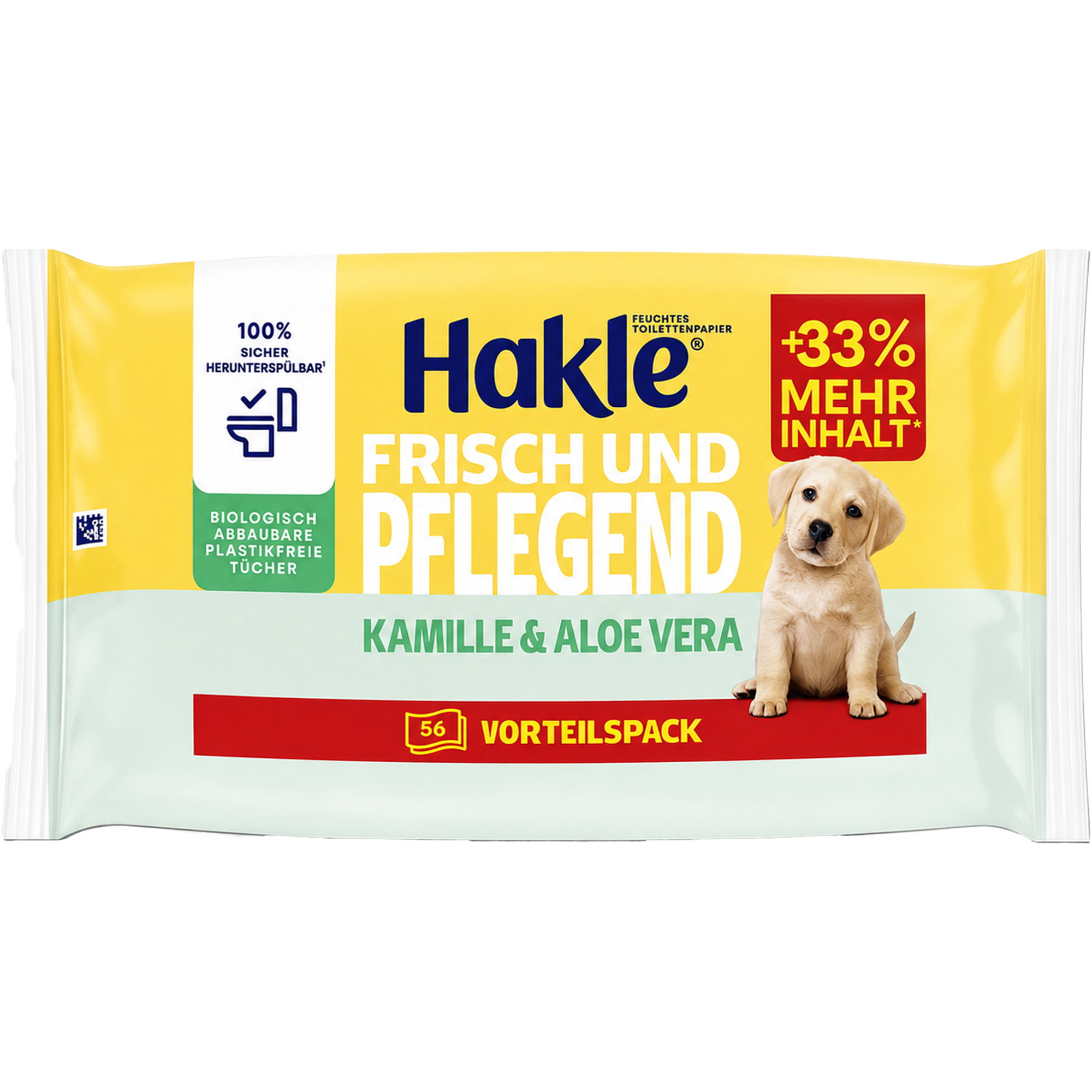 Feuchttücher | Hakle Frisch und Pflegend Kamille & Aloe Vera