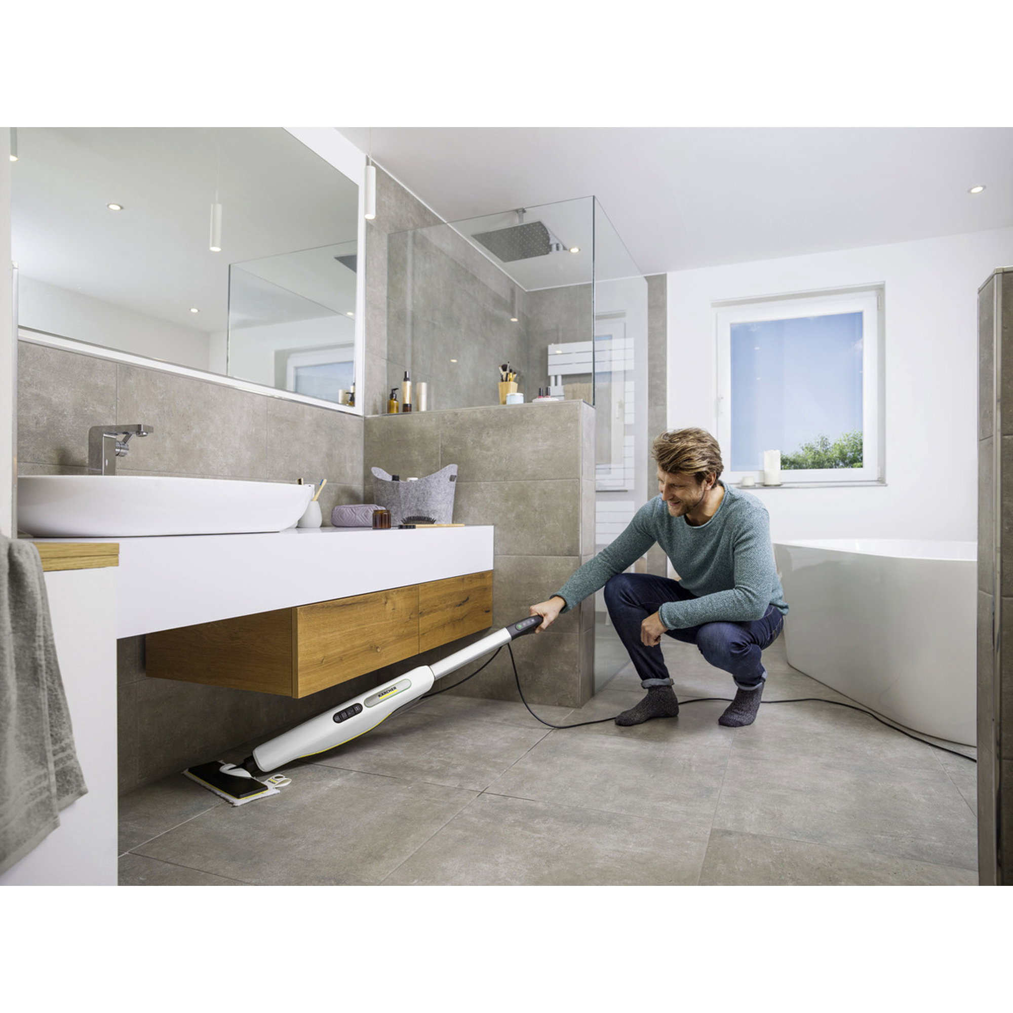 Haushaltsgerät, Bodenreinigung, Stange, Dampfglätter, Badezimmer