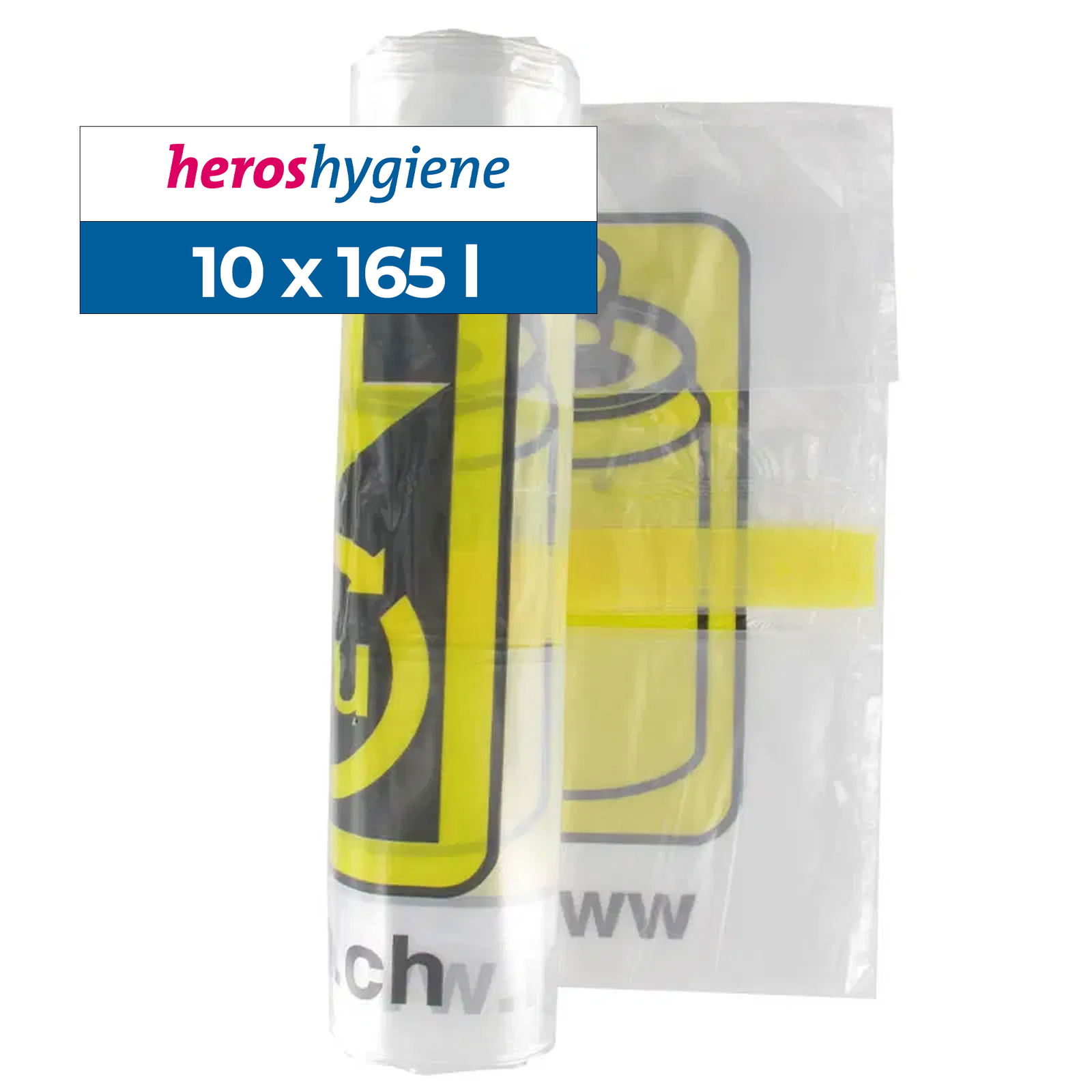 10x aluminum collection bags 165 liters