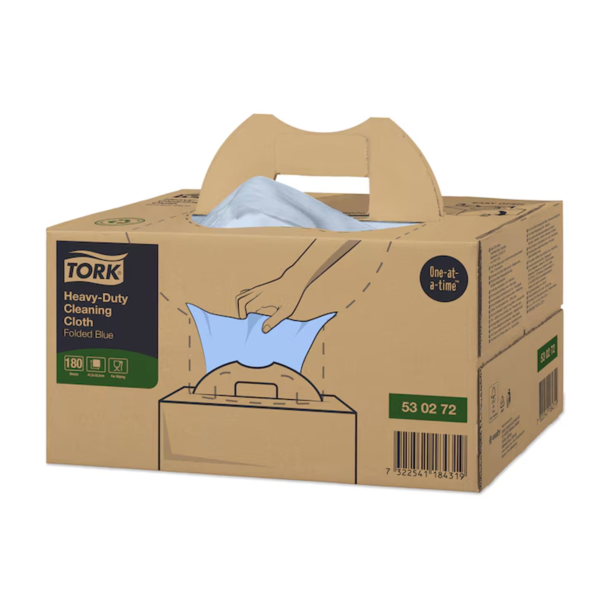 Reinigungstücher | 1-lagig | Vliesstoff | 41.5 × 35.5 cm | Tork 530272 W7