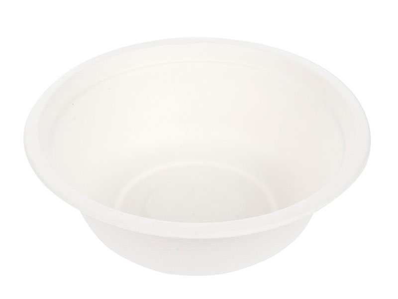 Zuckerrohr Schale rund