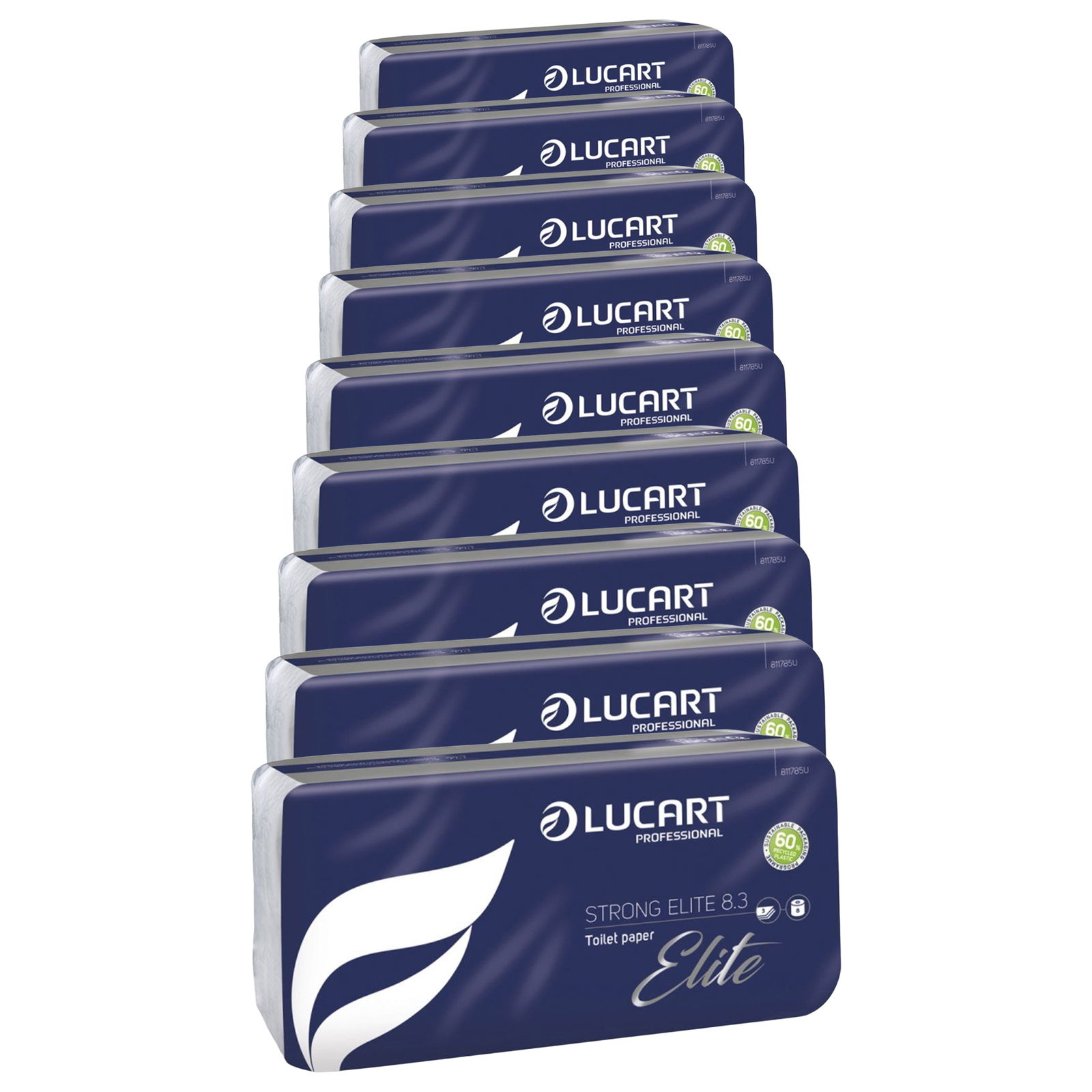 Lucart Strong Elite 8.3 carta igienica rotolo piccolo 3 veli 250 strappi