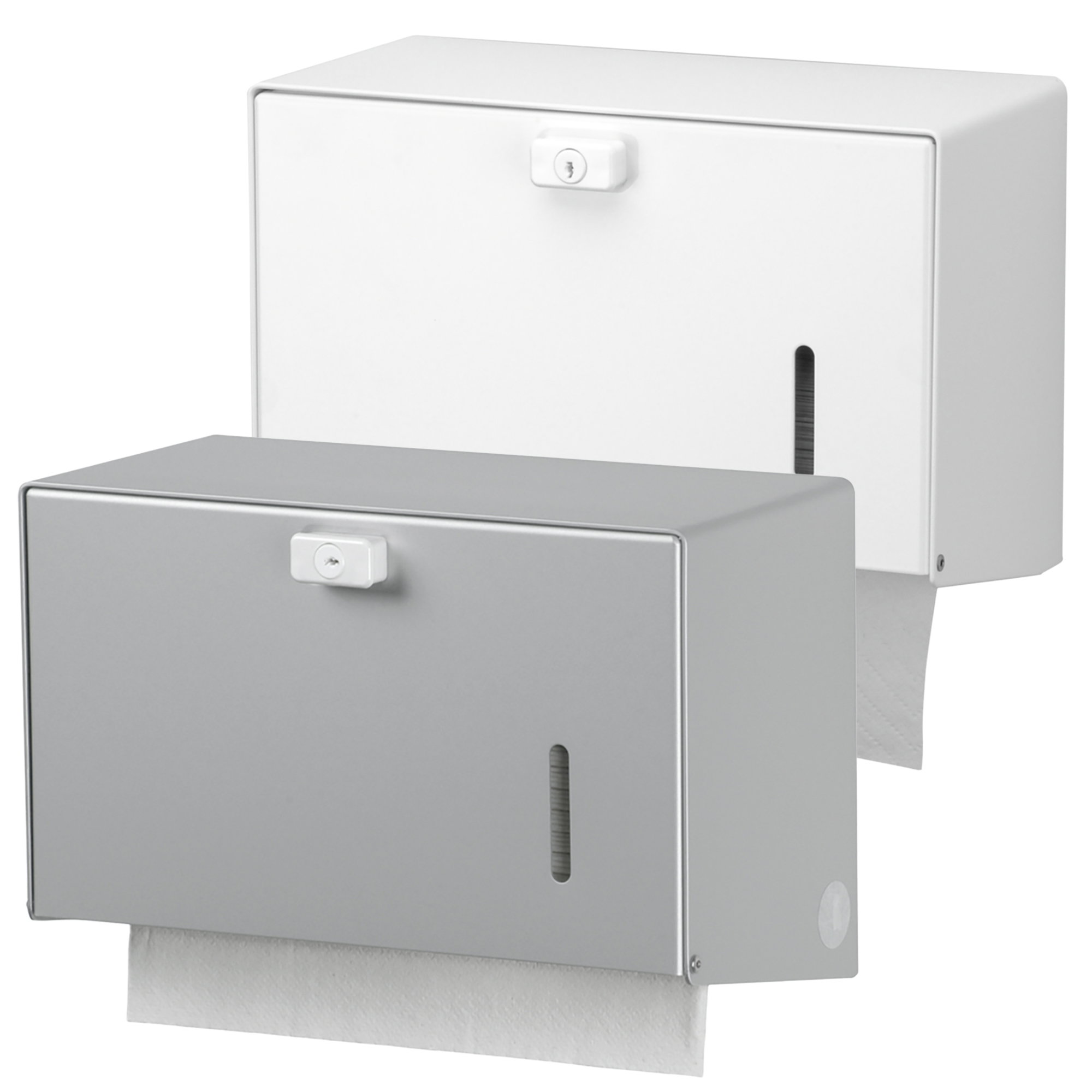 Toilette Handtuchspender, Metallbox, Rechteckiger Schrank, Wandmontiert, Schlitzfenster
