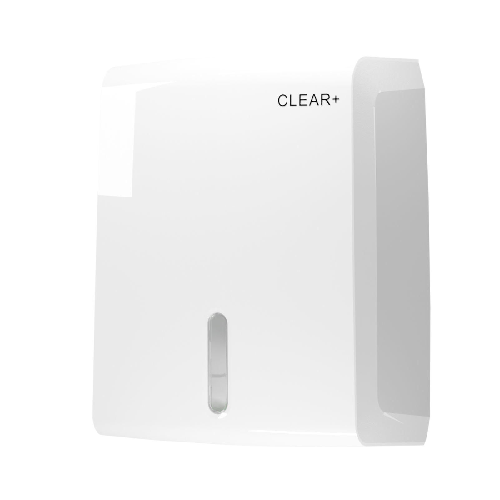 Clear+-1701513-Falthandtuchspender weiß