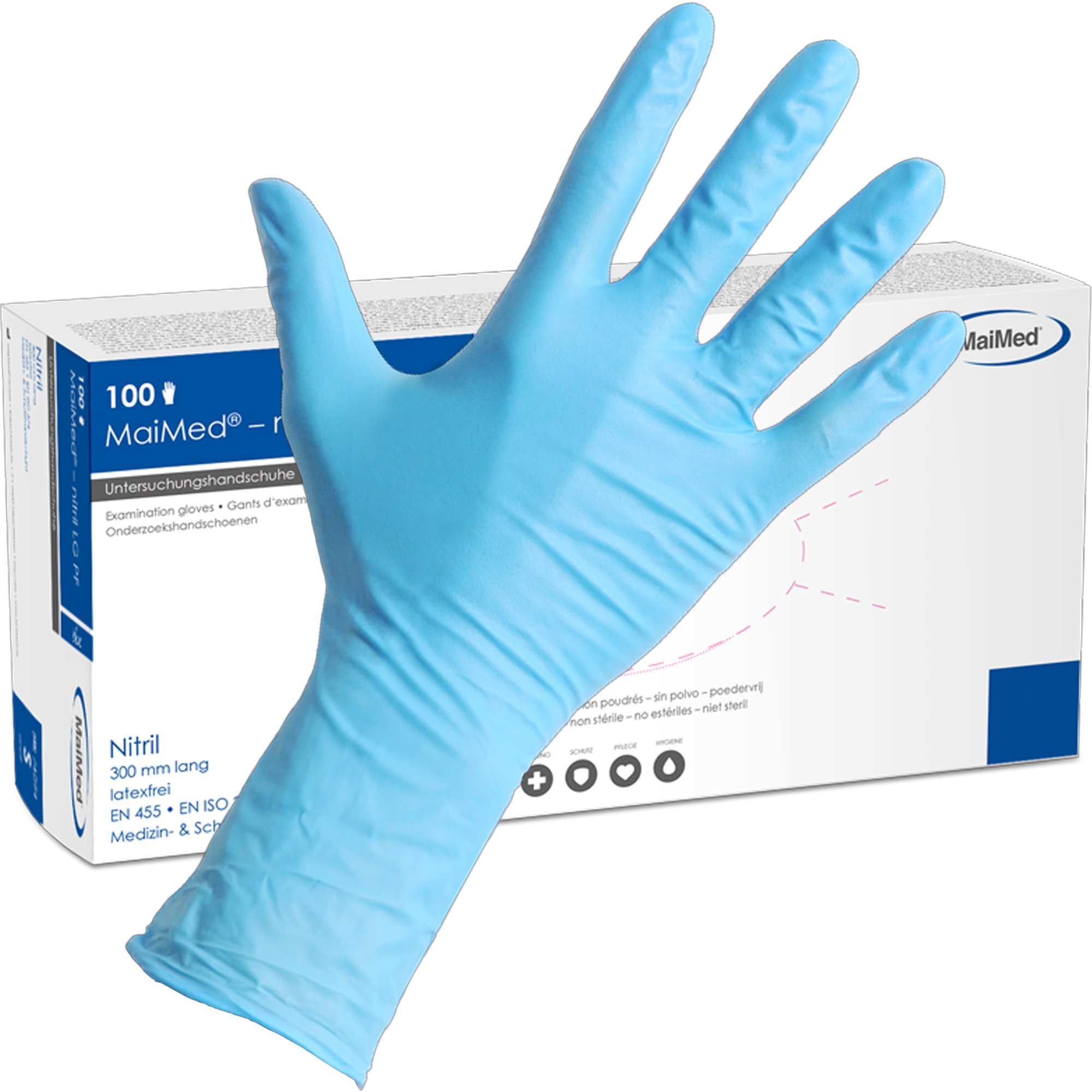 Gants en nitrile | MaiMed nitril LG PF
