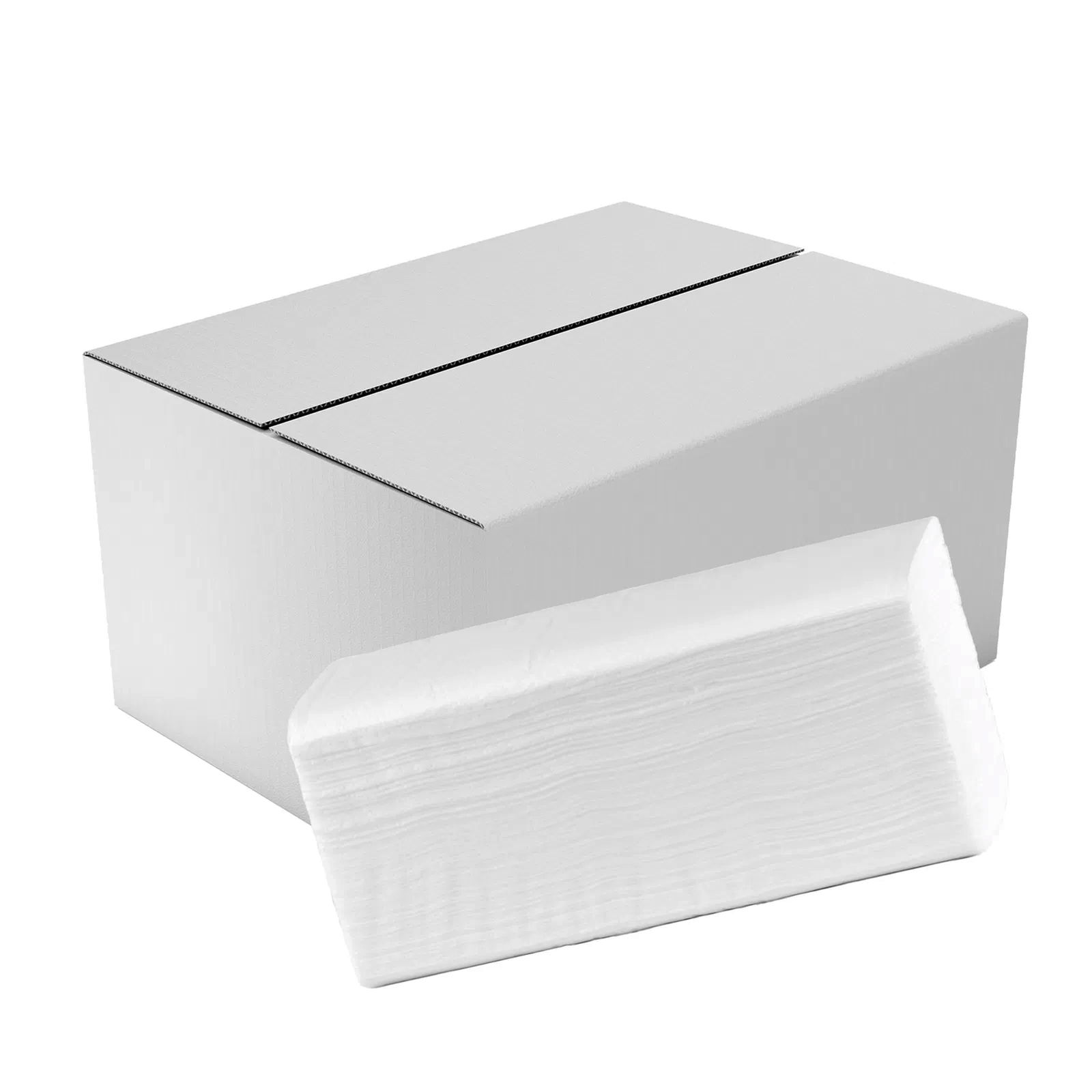 Asciugamani di carta piega a V 3 veli in cellulosa extra resistenti