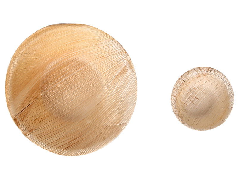 Bio Schale rund Palmblatt