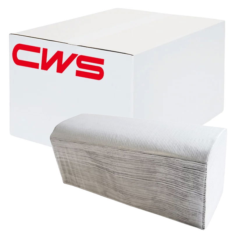 Papierhandtücher CWS Recycling V-Falz natur 1-lagig