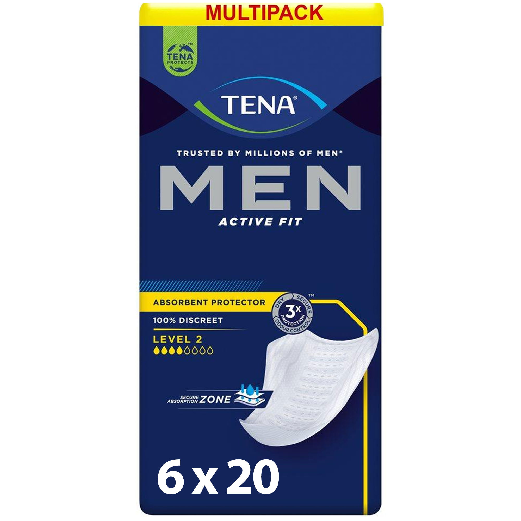 Inkontinenzeinlagen | TENA Men Active Fit Level 2