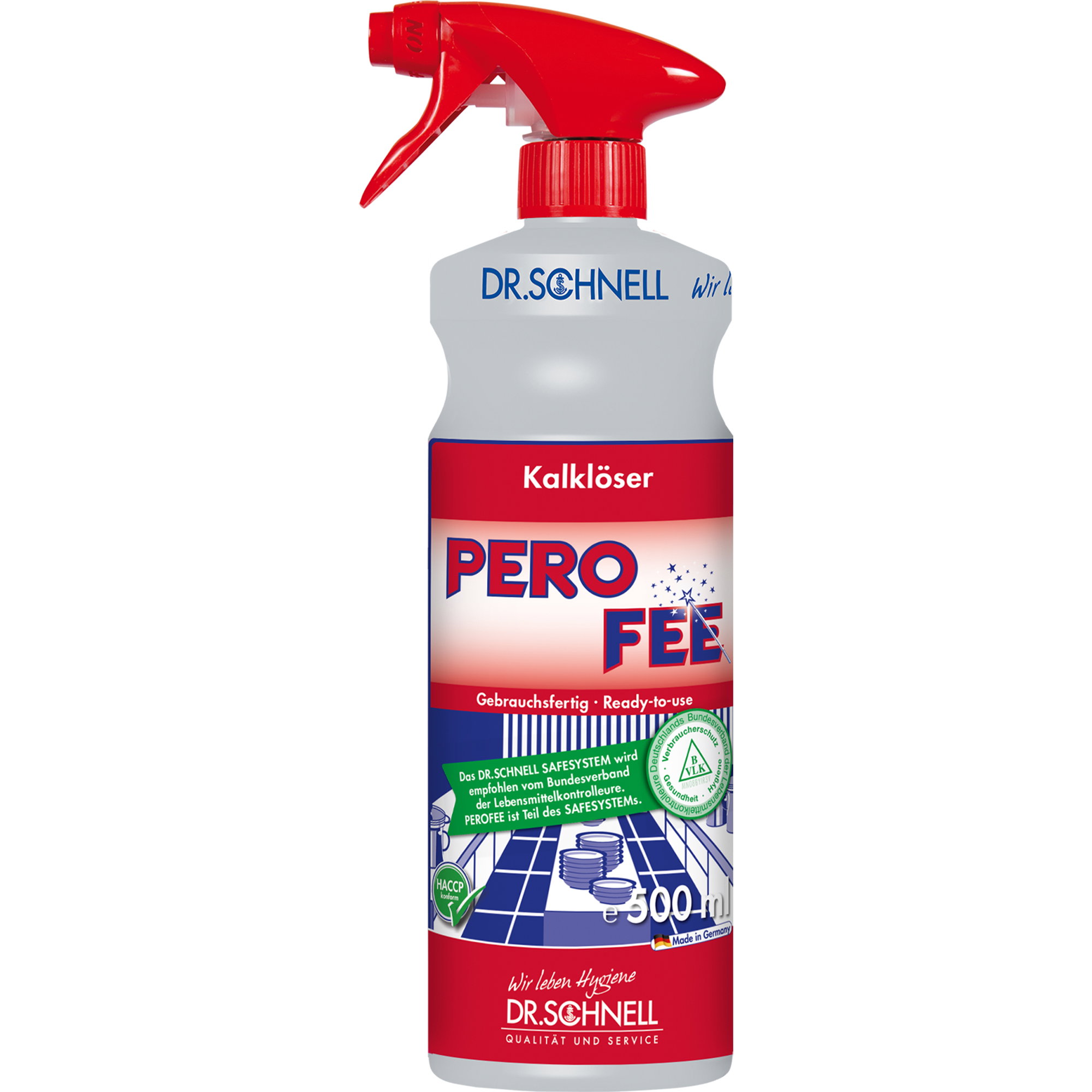 Kalklöser, Kalkentferner, Sprühflasche, Haushaltreiniger, 500 ml