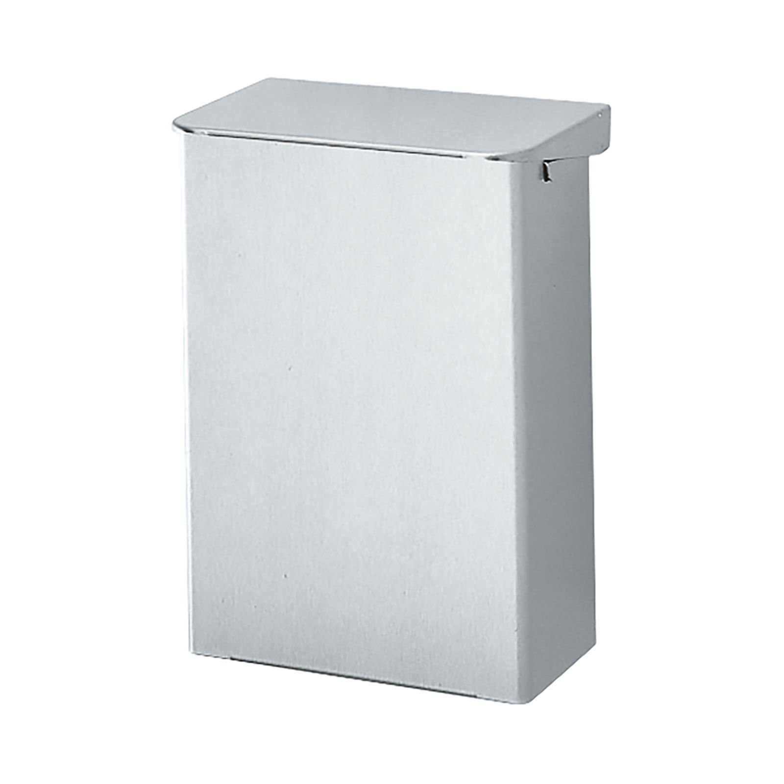 Ophardt 484500 Abfalleimer mit Klappdeckel 15 Liter Edelstahl AB 15 E