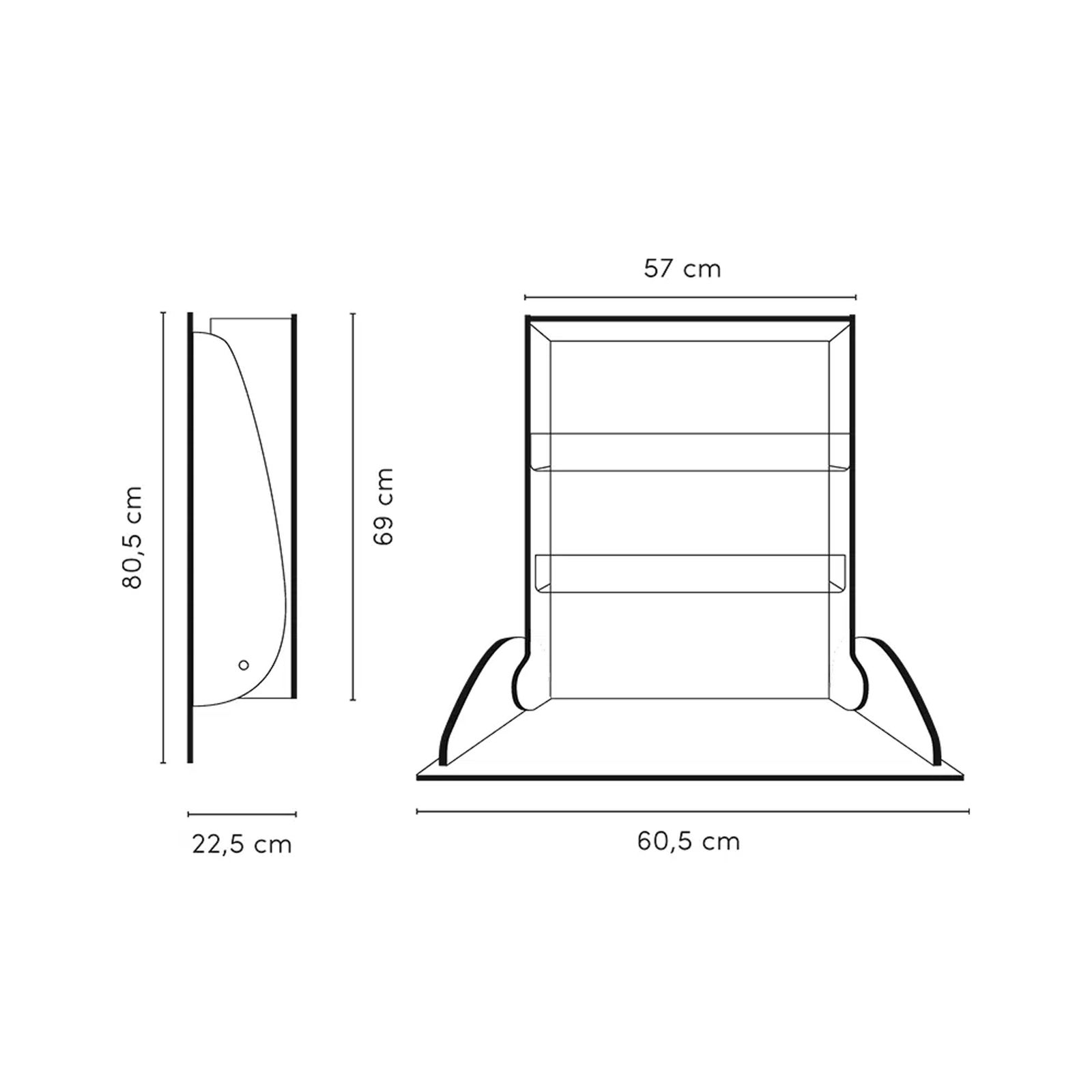 timkid KAWAHPL Wickeltisch Deluxe technische Zeichnung