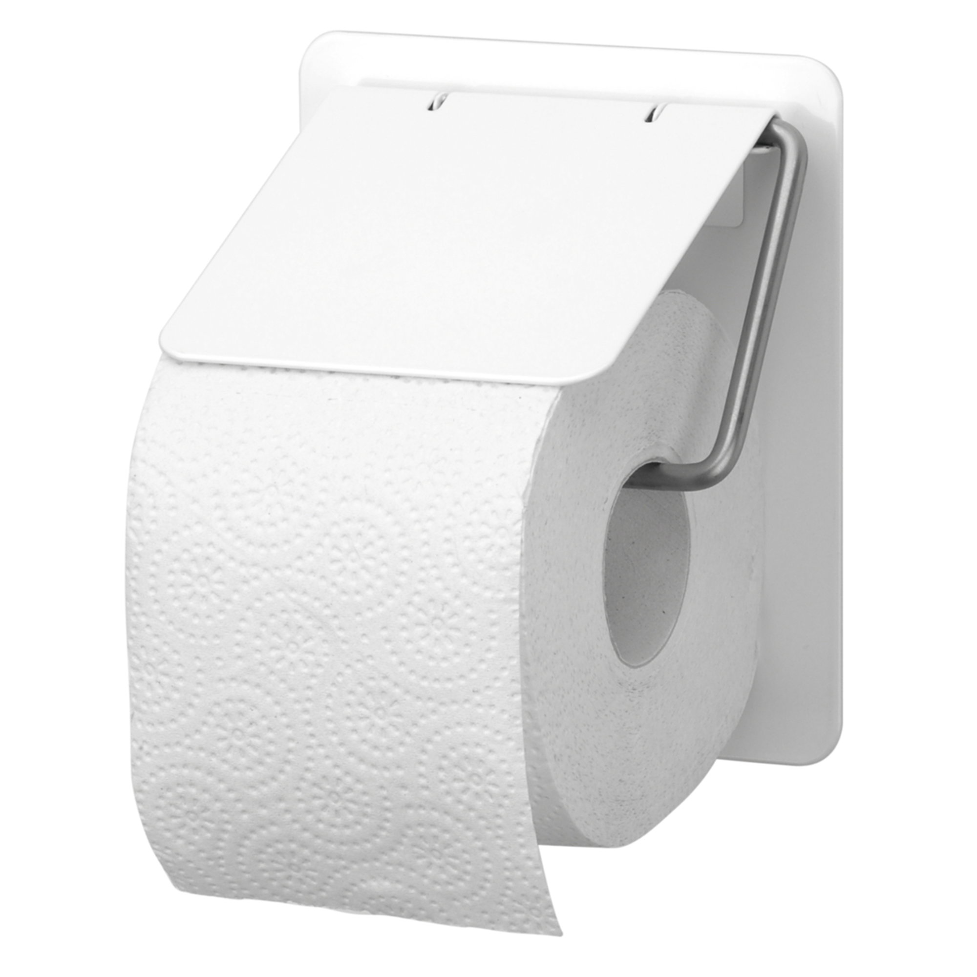 Toilettenpapier, Papierrolle, Wandhalter, Aufroller, Druckknopf-Spender