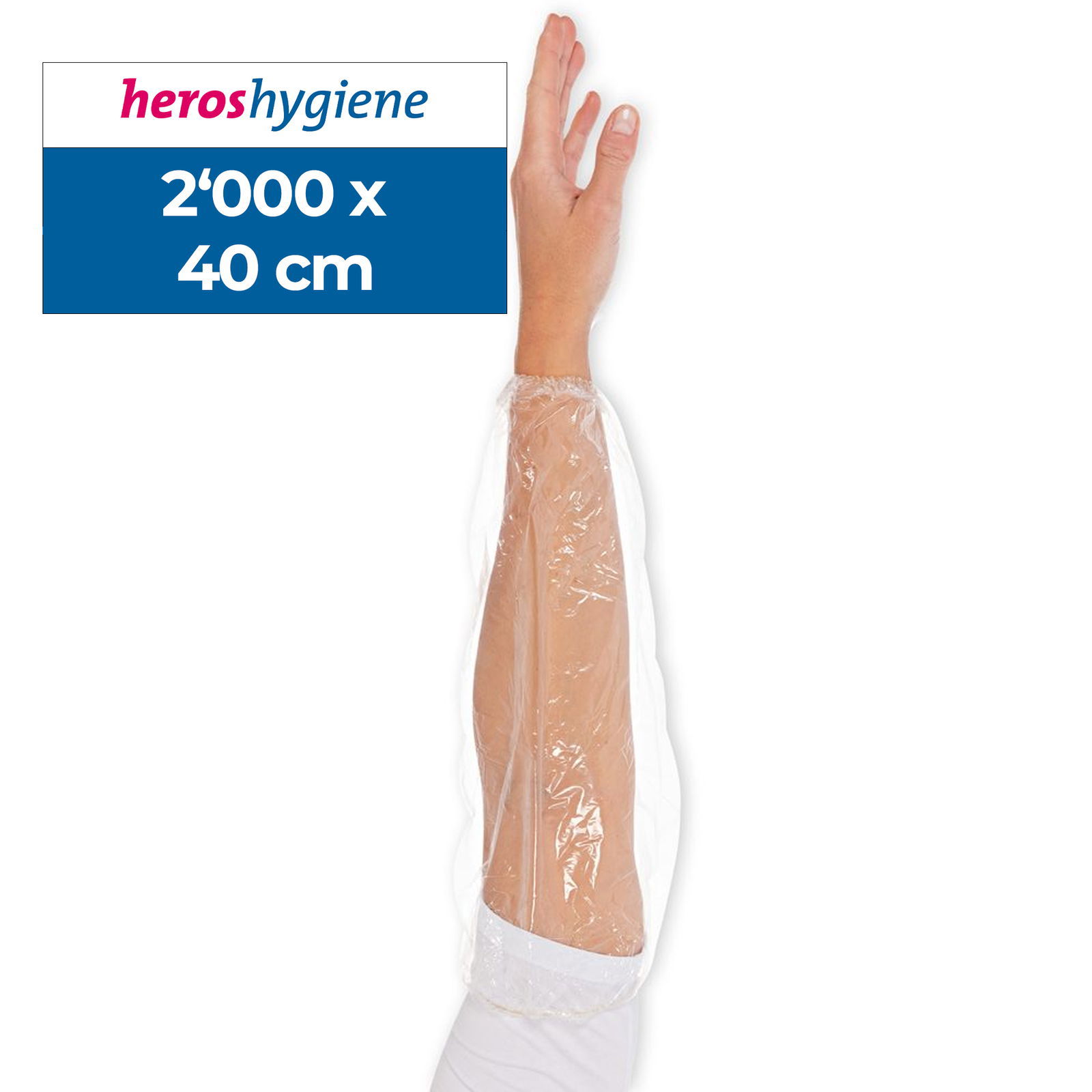 Manchettes de protection transparentes Light polyéthylène