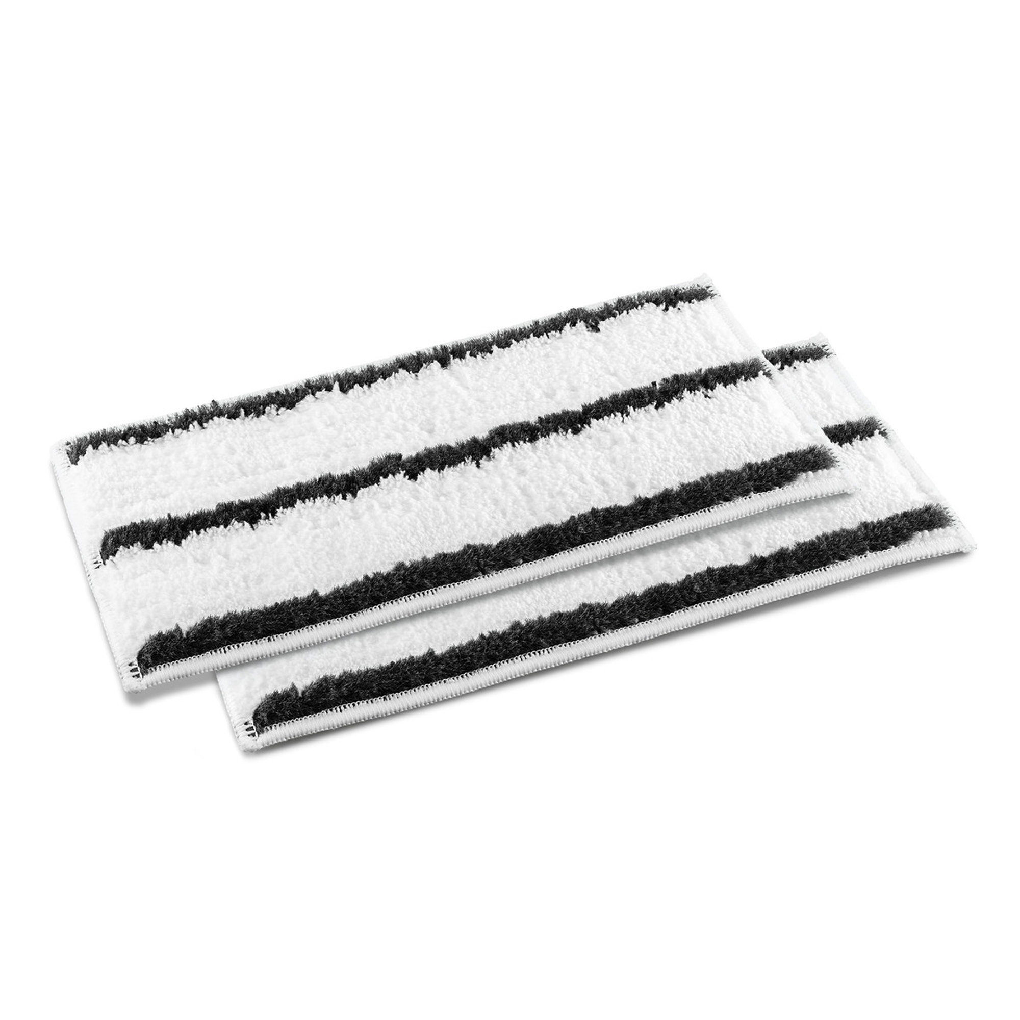 Mikrofaser-Tuch, Reinigungstuch, Waschhandschuh, Schwarz-Weiß Streifen, Staubtuch