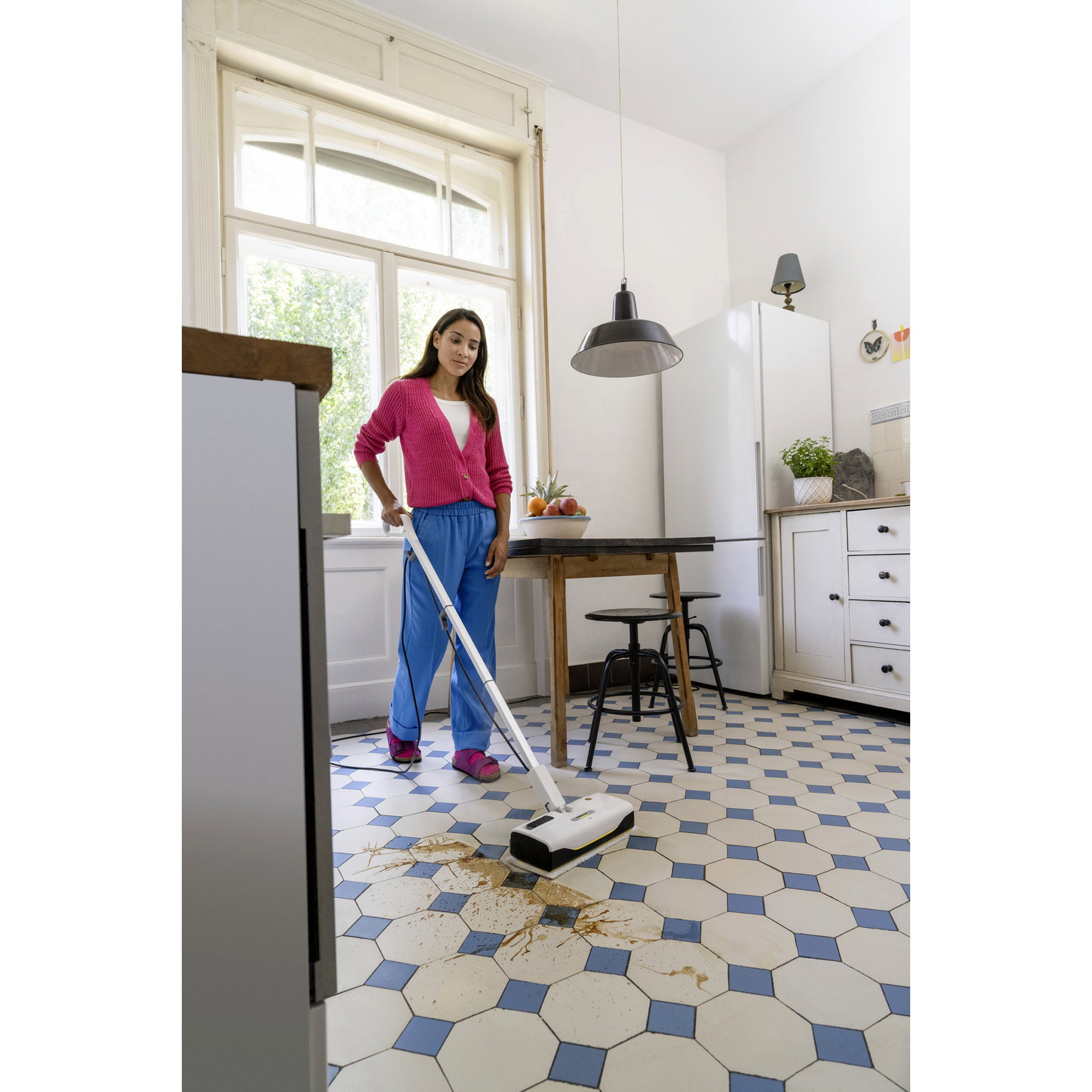 Küche, Mopp, Bodenreinigung, Fliesenboden, Haushalt