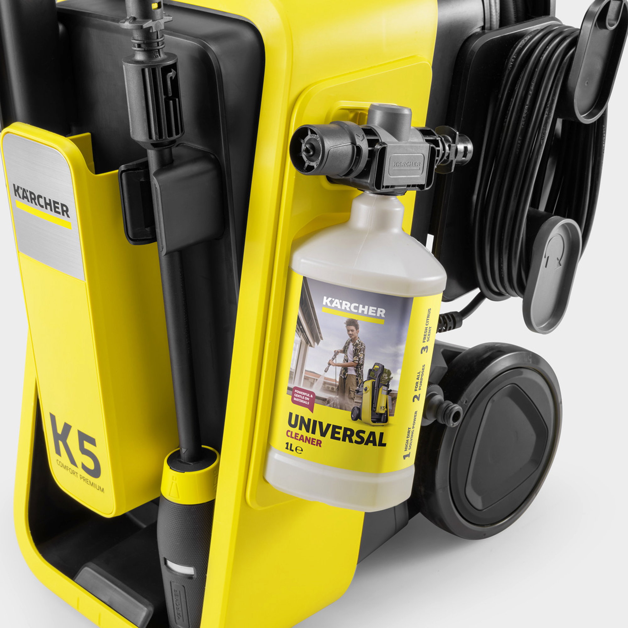 Kärcher, Universalreiniger, 1L Flasche, Druckreiniger Zubehör, Gelbes Gerät
