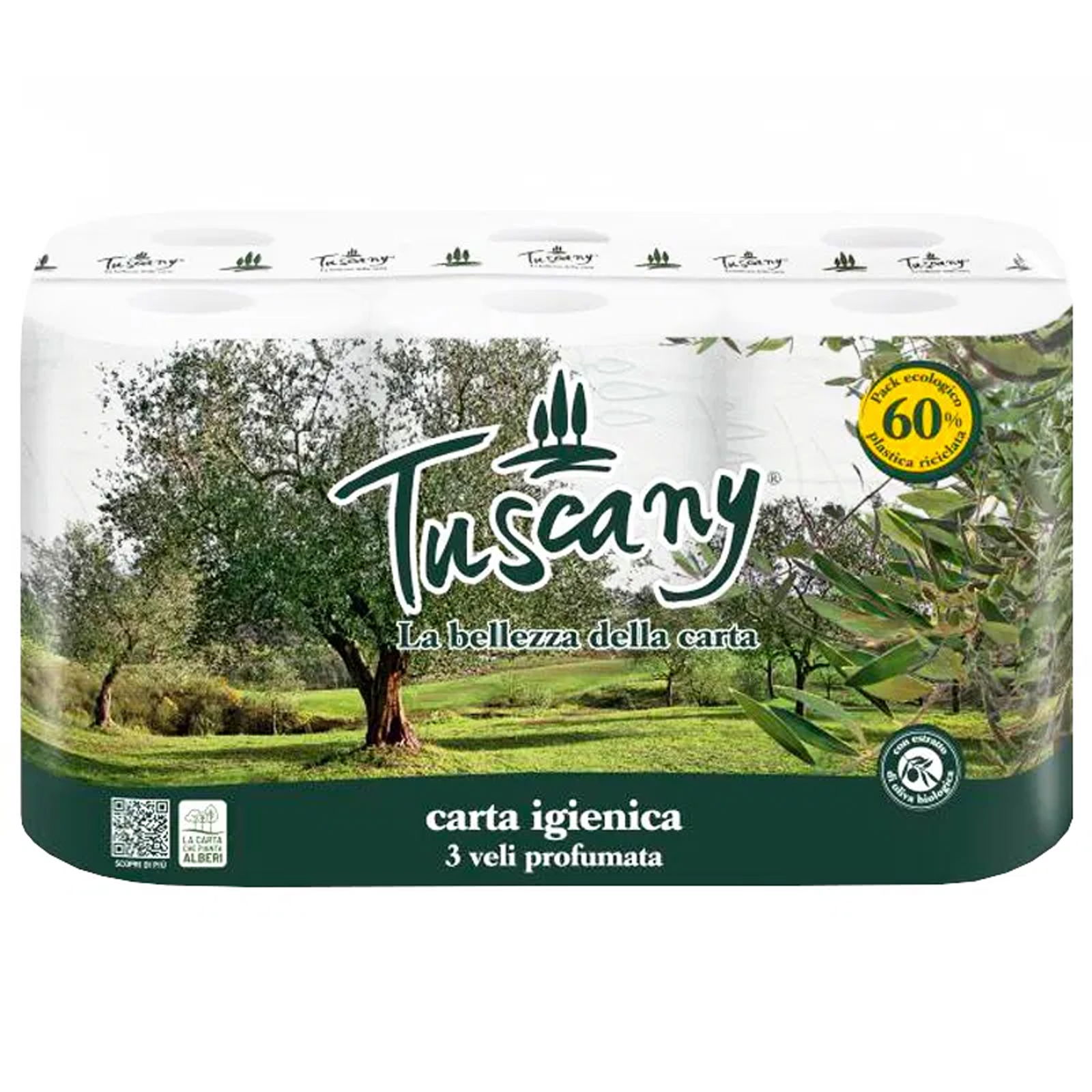 Tuscany Cipressi Toilet Paper 3-Ply Cellulose 175 Sheets