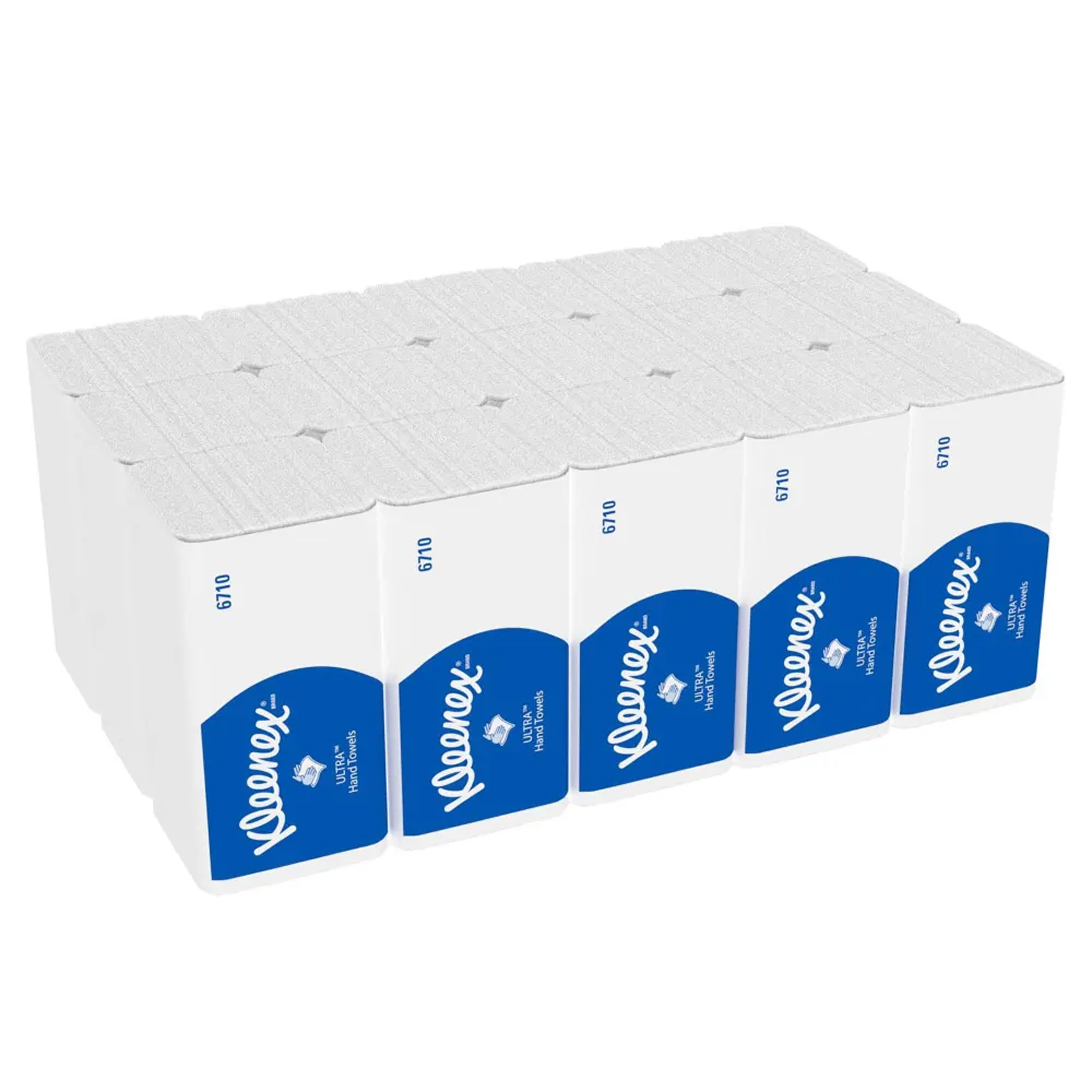 Papierhandtücher V-Falz | 3-lagig | Zellstoff | Kleenex 6710 Ultra