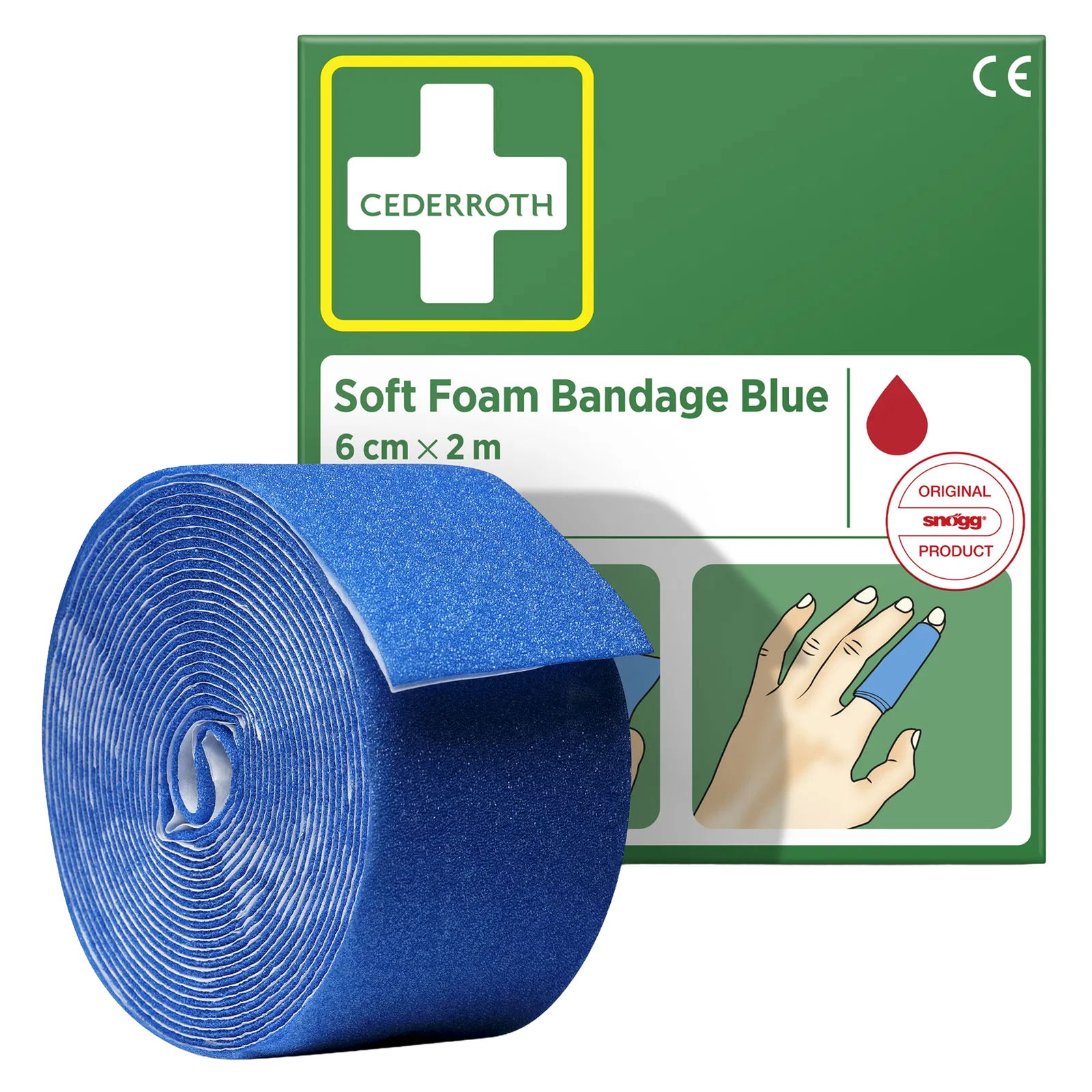 Foam bandage Cederroth 6 cm x 2 m