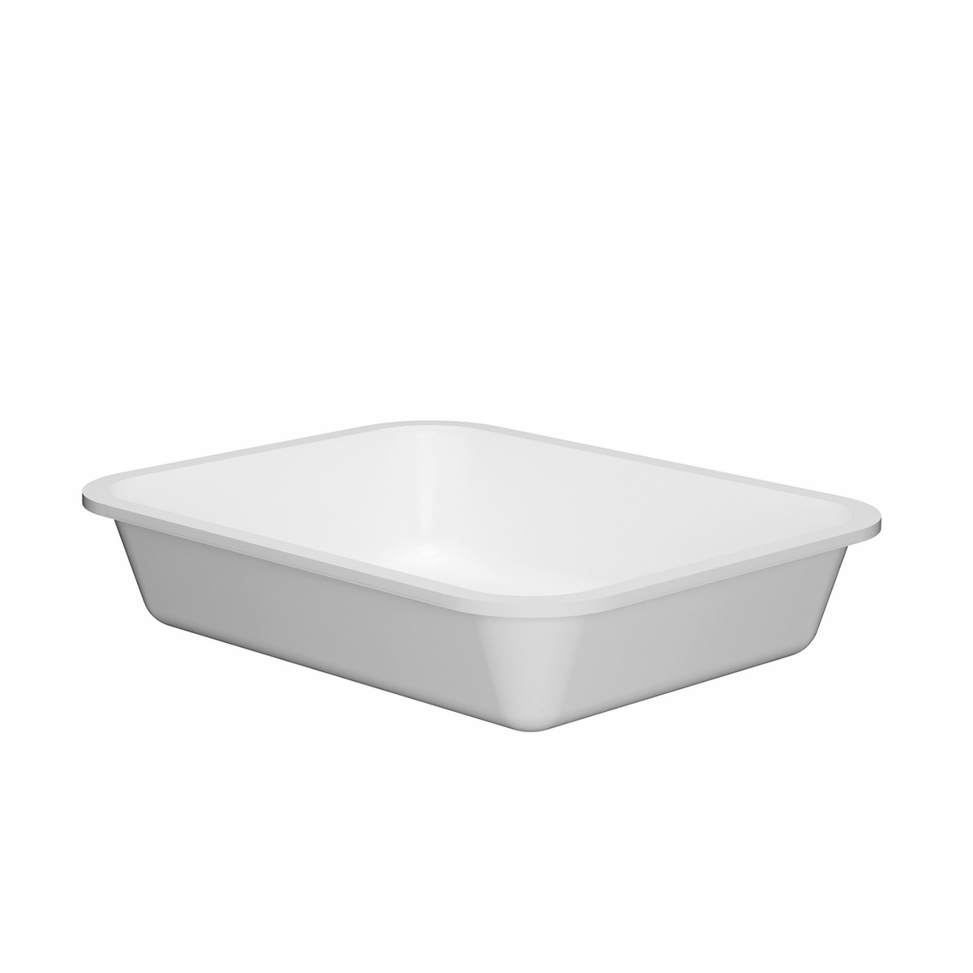 Ersatzschale für Schalenhalter 500ml, Küchenablage, Backform, Auflaufform, weiße Auflaufform, Backgeschirr