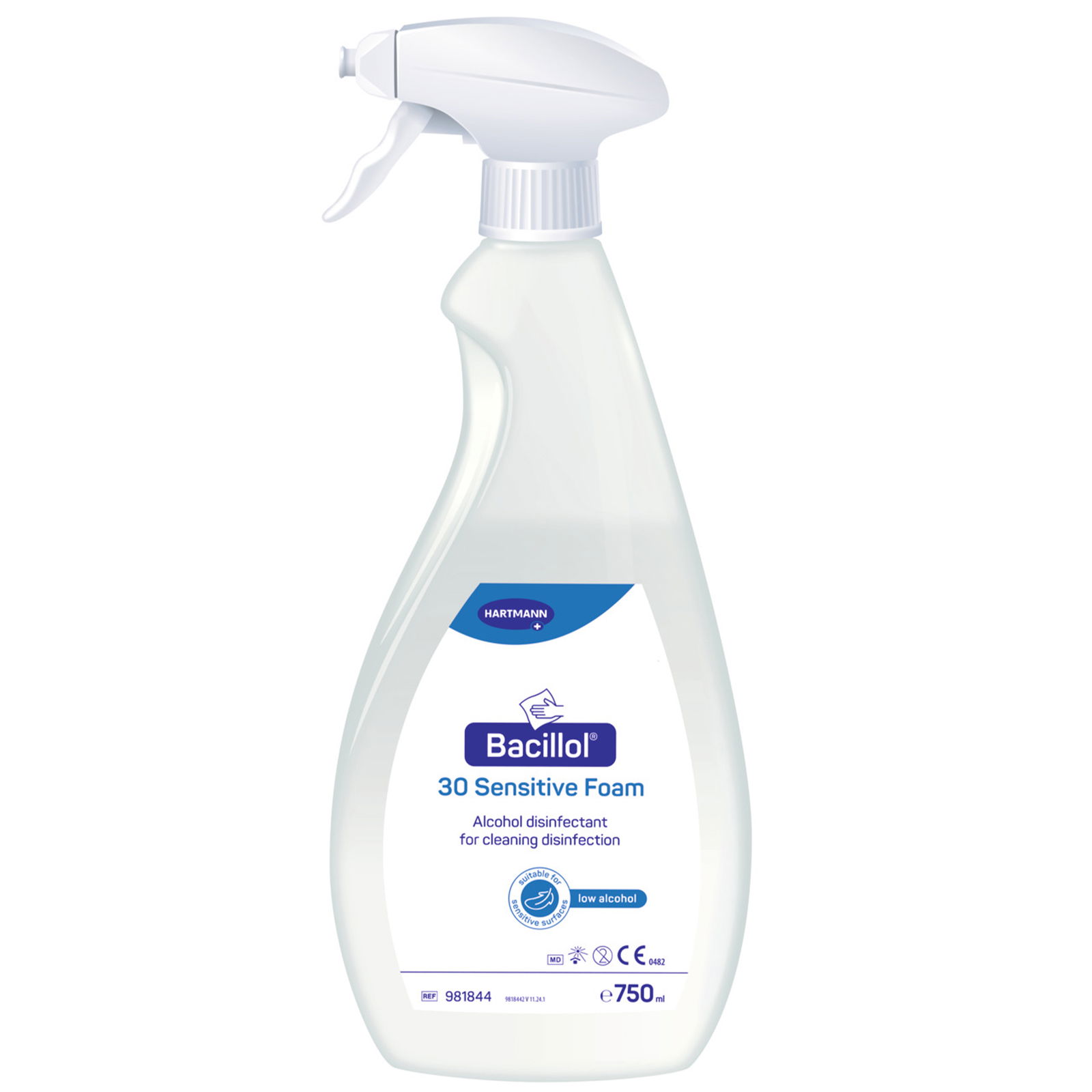 Bacillol 30 Sensitive Foam Flächendesinfektionsmittel 750 ml Sprühflasche