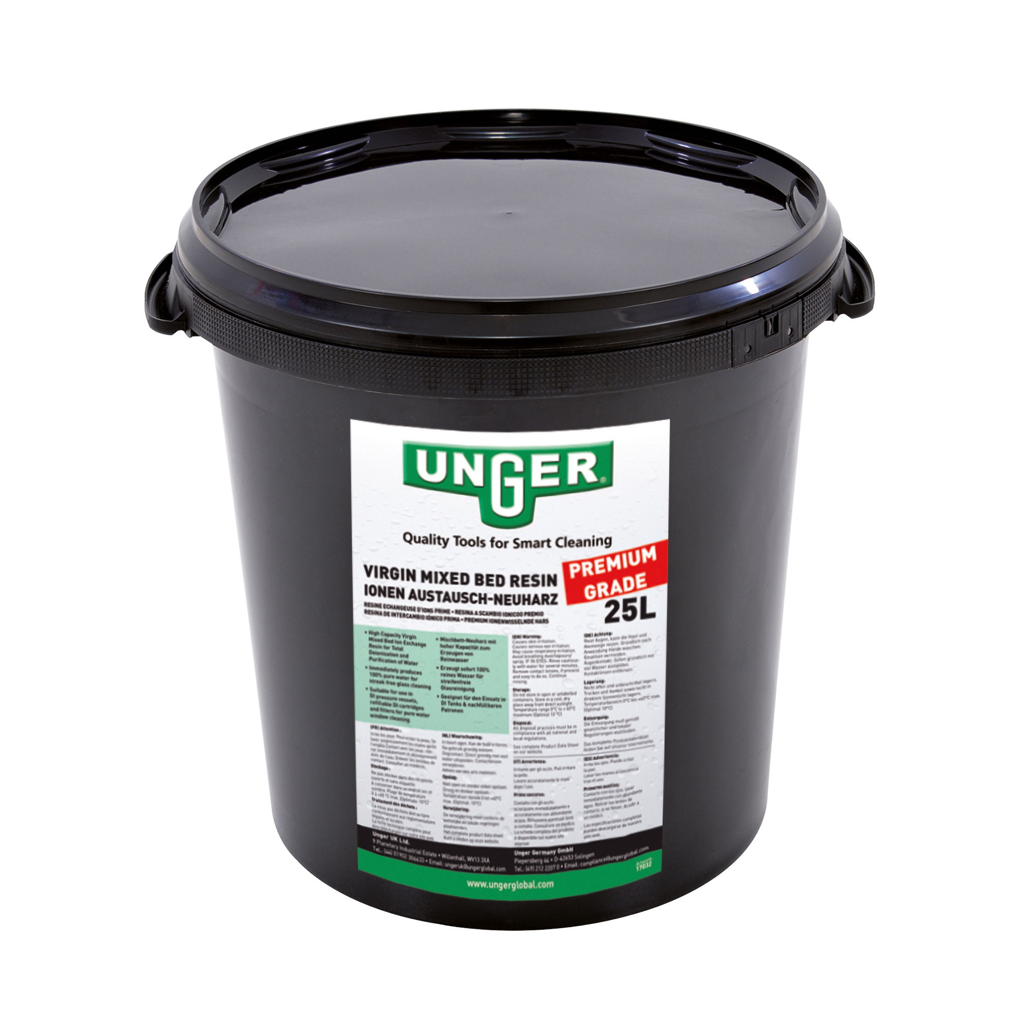 UNGER Premium Ionen-Austauschharz Eimer