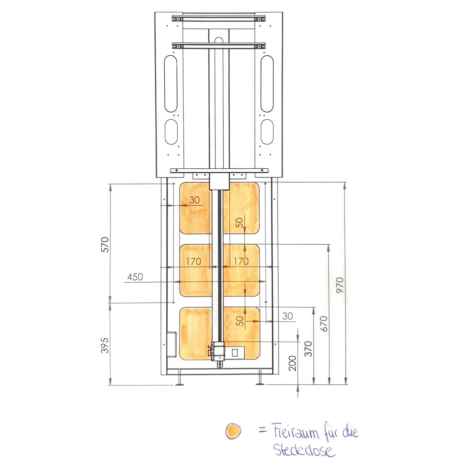 HIWI lift for timkid changing tables T200987