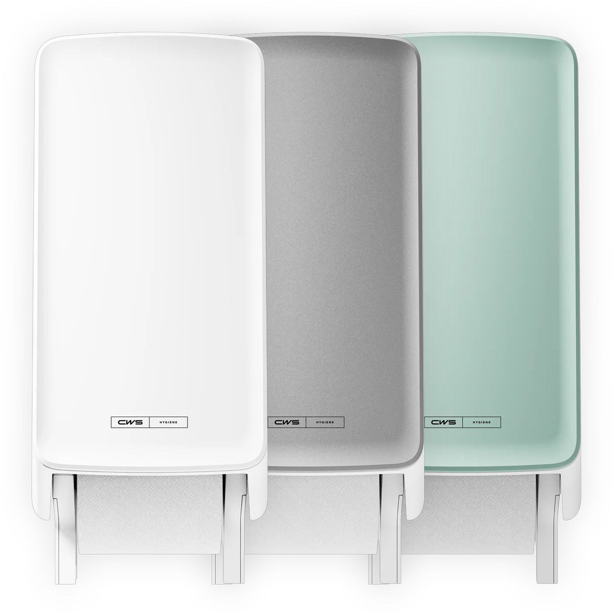 Toilettenpapierspender | für 2 Rollen | CWS PureLine